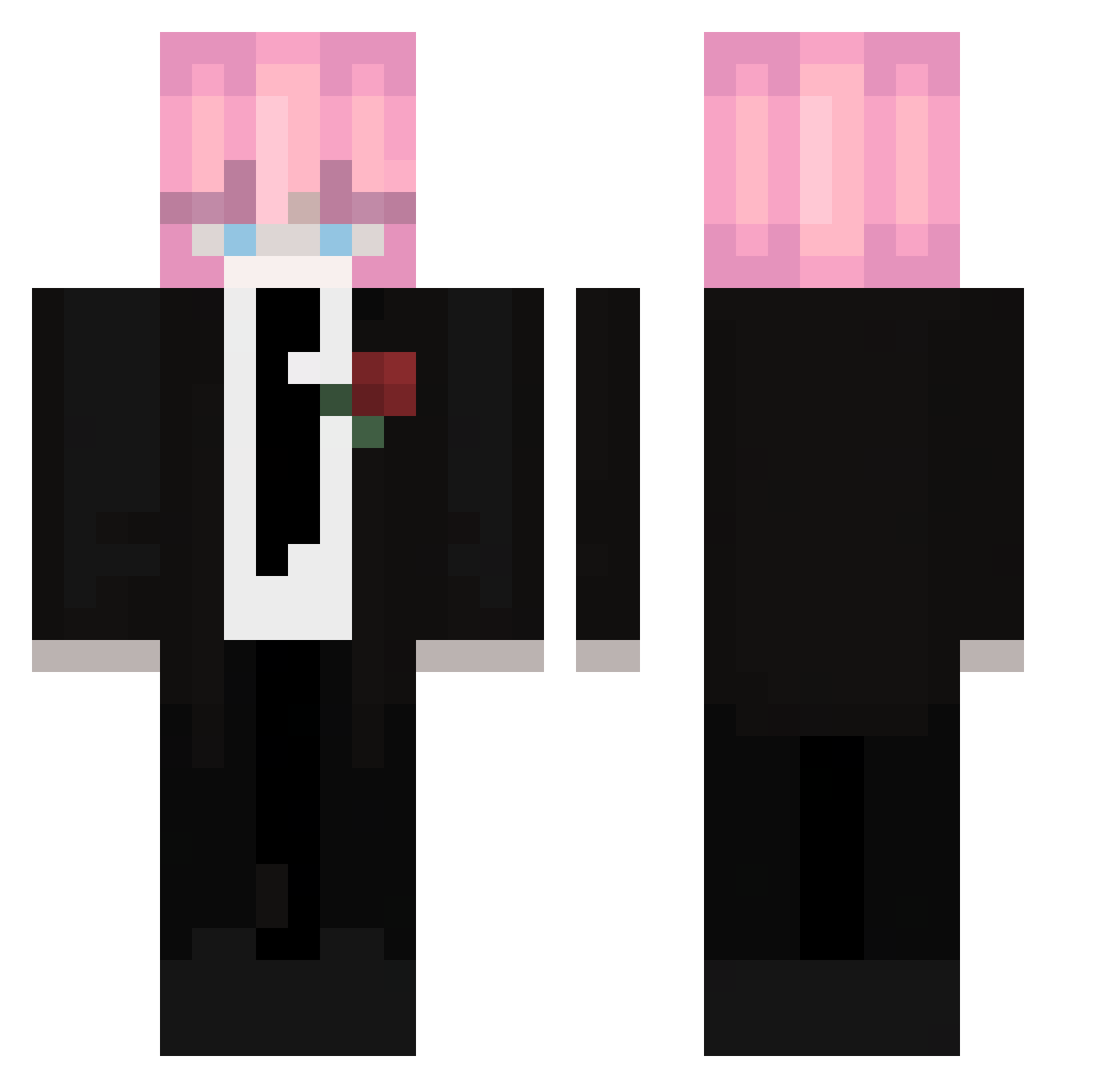 prestigeuser_29 Minecraft skin, front and back view
