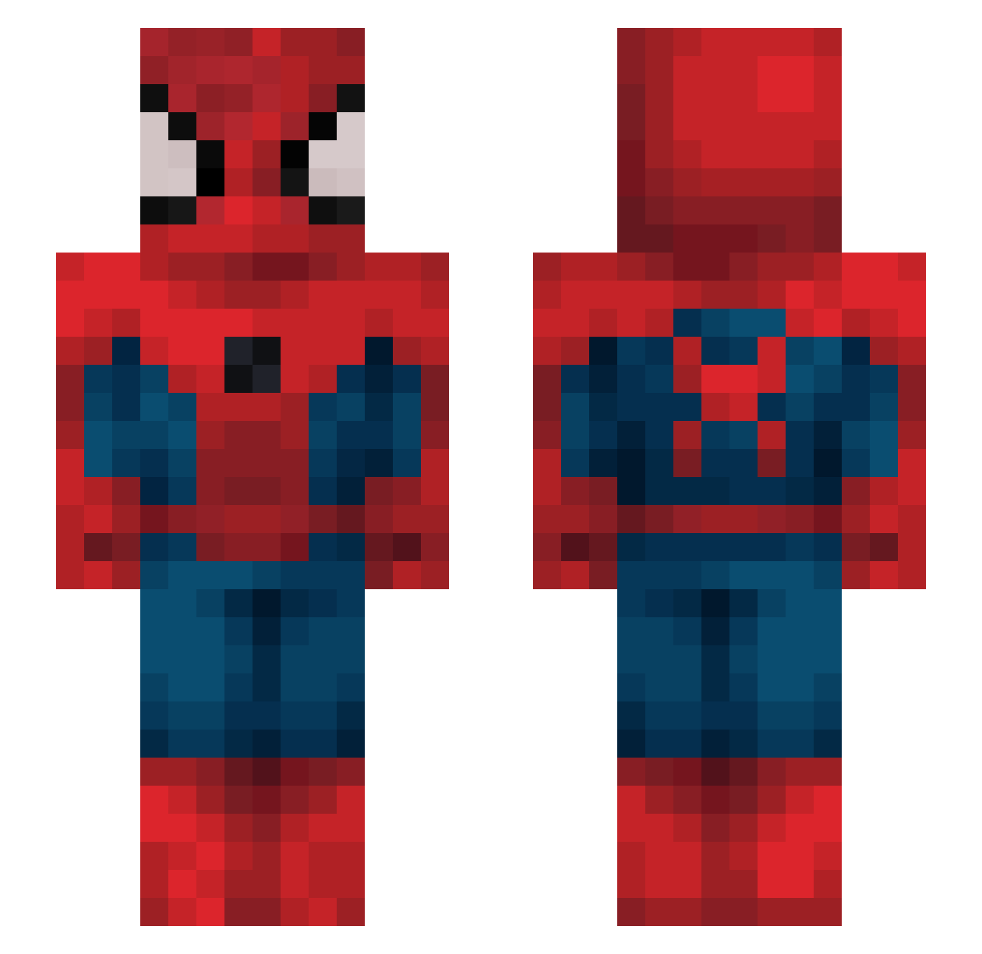 mjudycki Minecraft skin, front and back view