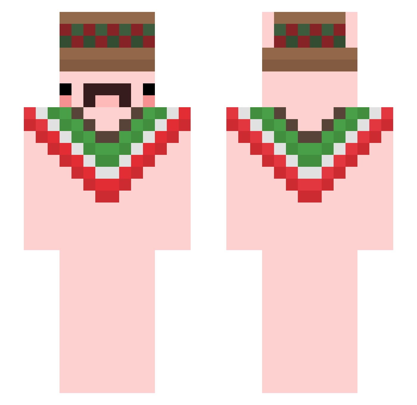 meeow_jaz Minecraft skin, front and back view
