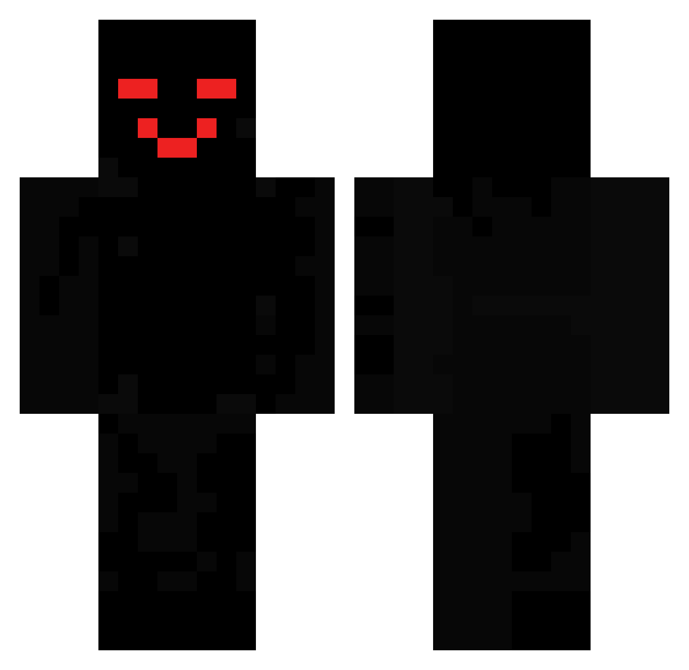 JulianB31 Minecraft skin, front and back view