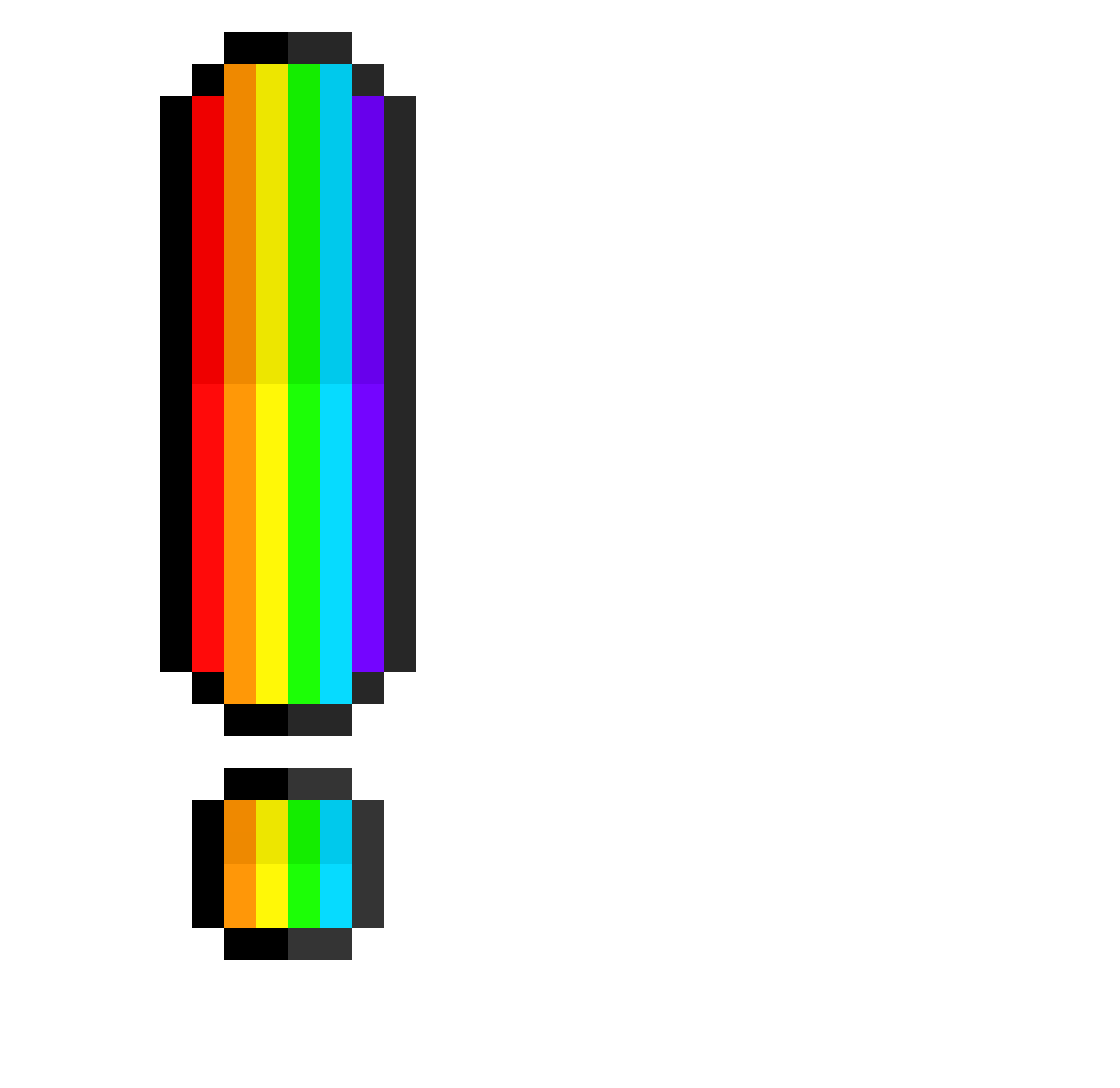 Xs3 Minecraft skin, front and back view