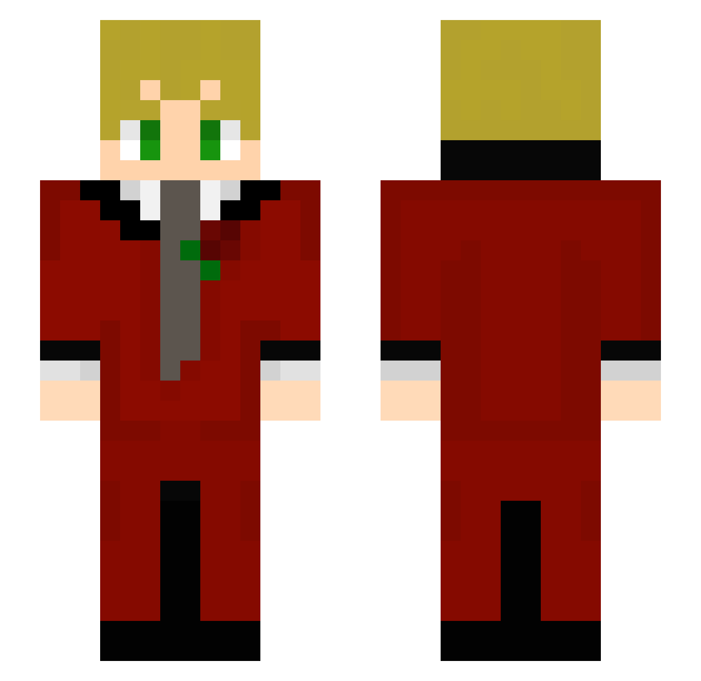 maxiiieuhh Minecraft skin, front and back view