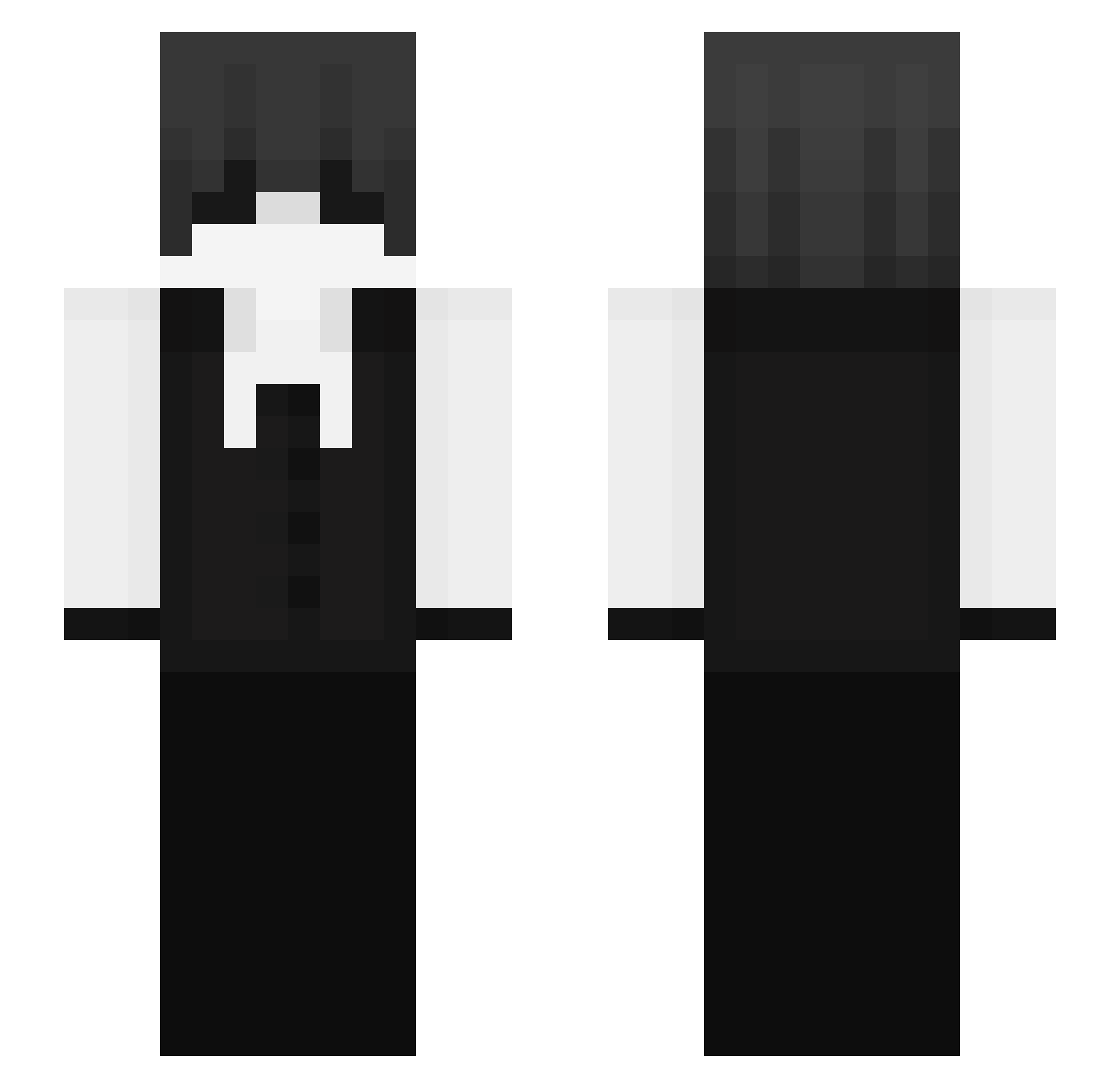 indijente Minecraft skin, front and back view