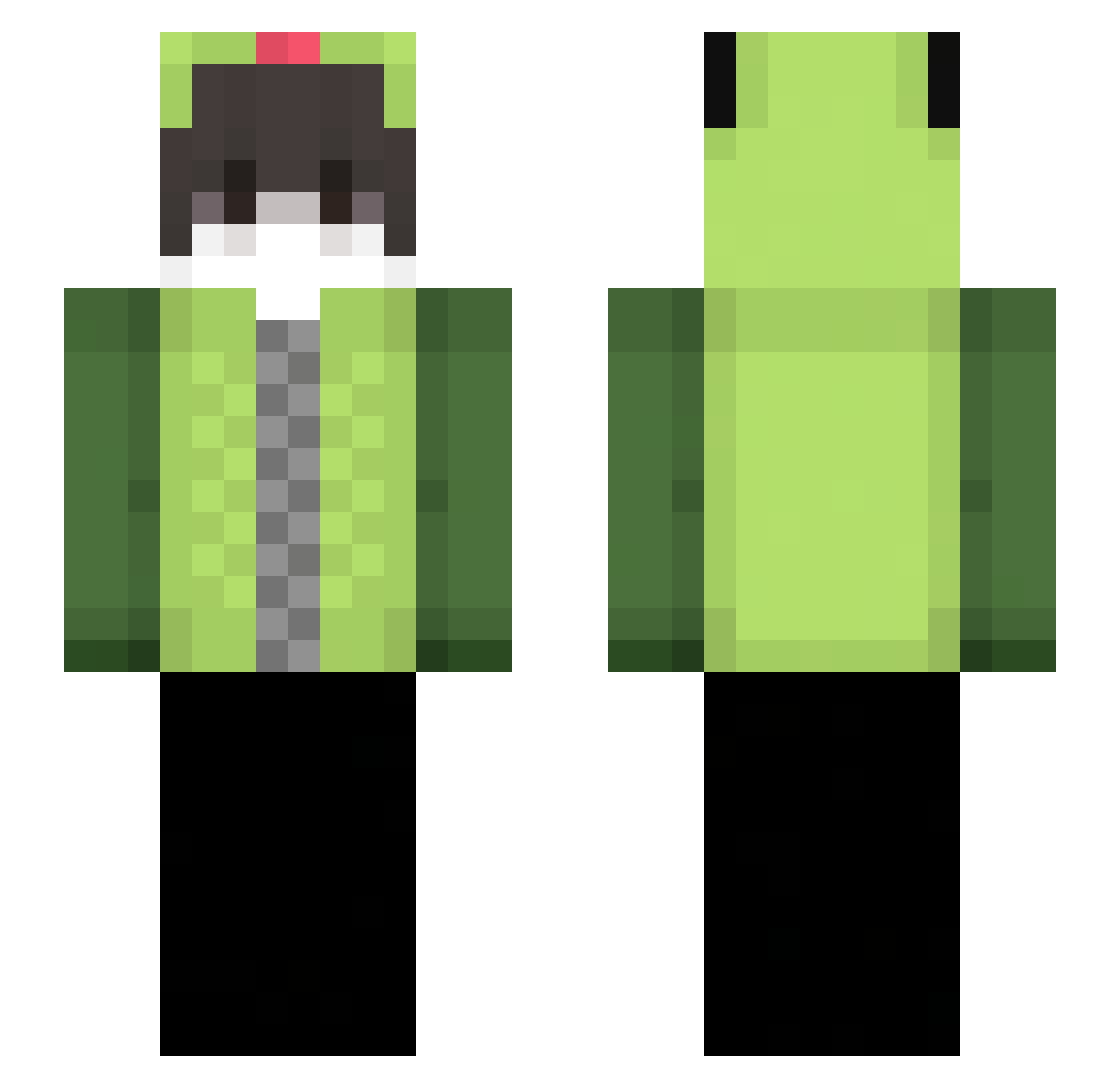 vinomarameo Minecraft skin, front and back view