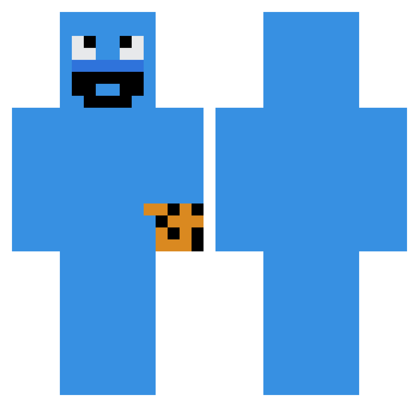 littlebob212 Minecraft skin, front and back view