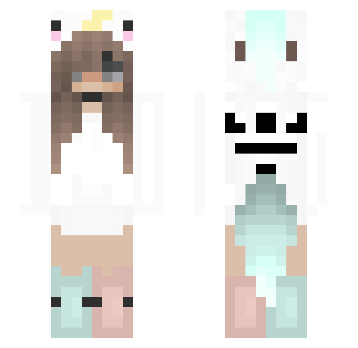 _xXJuliiXx_ Minecraft skin, front and back view