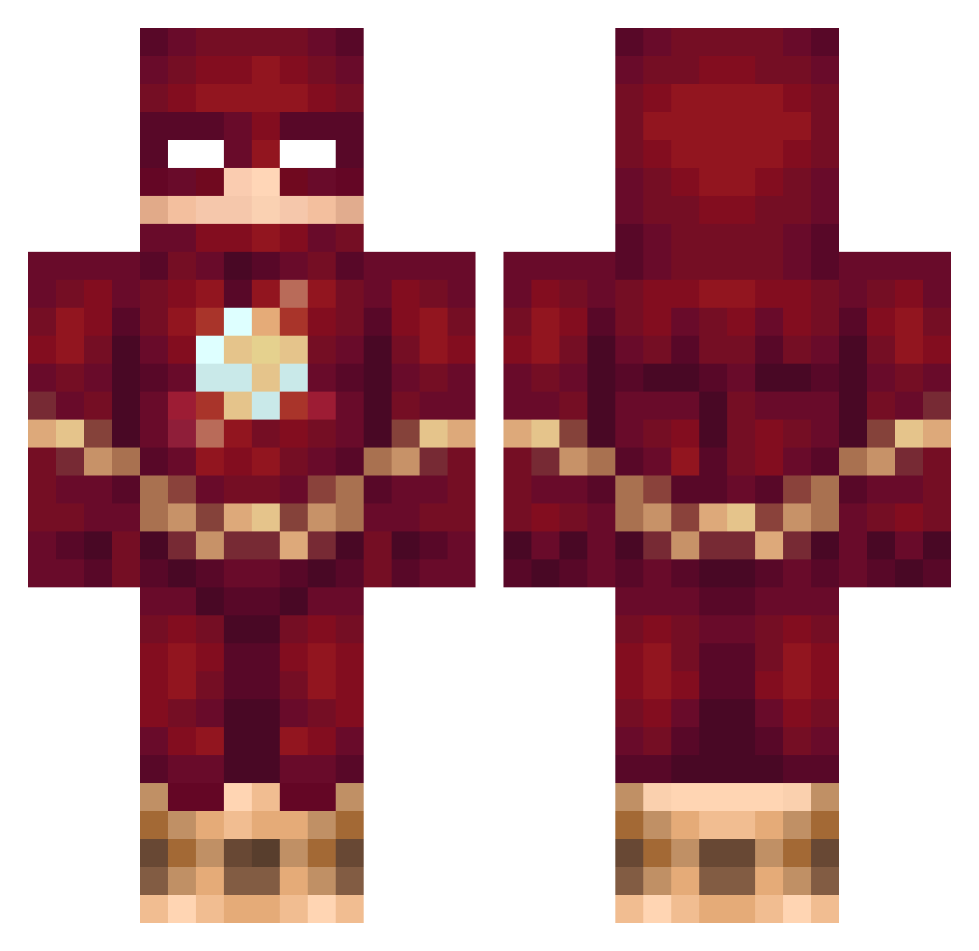 sprouts07 Minecraft skin, front and back view