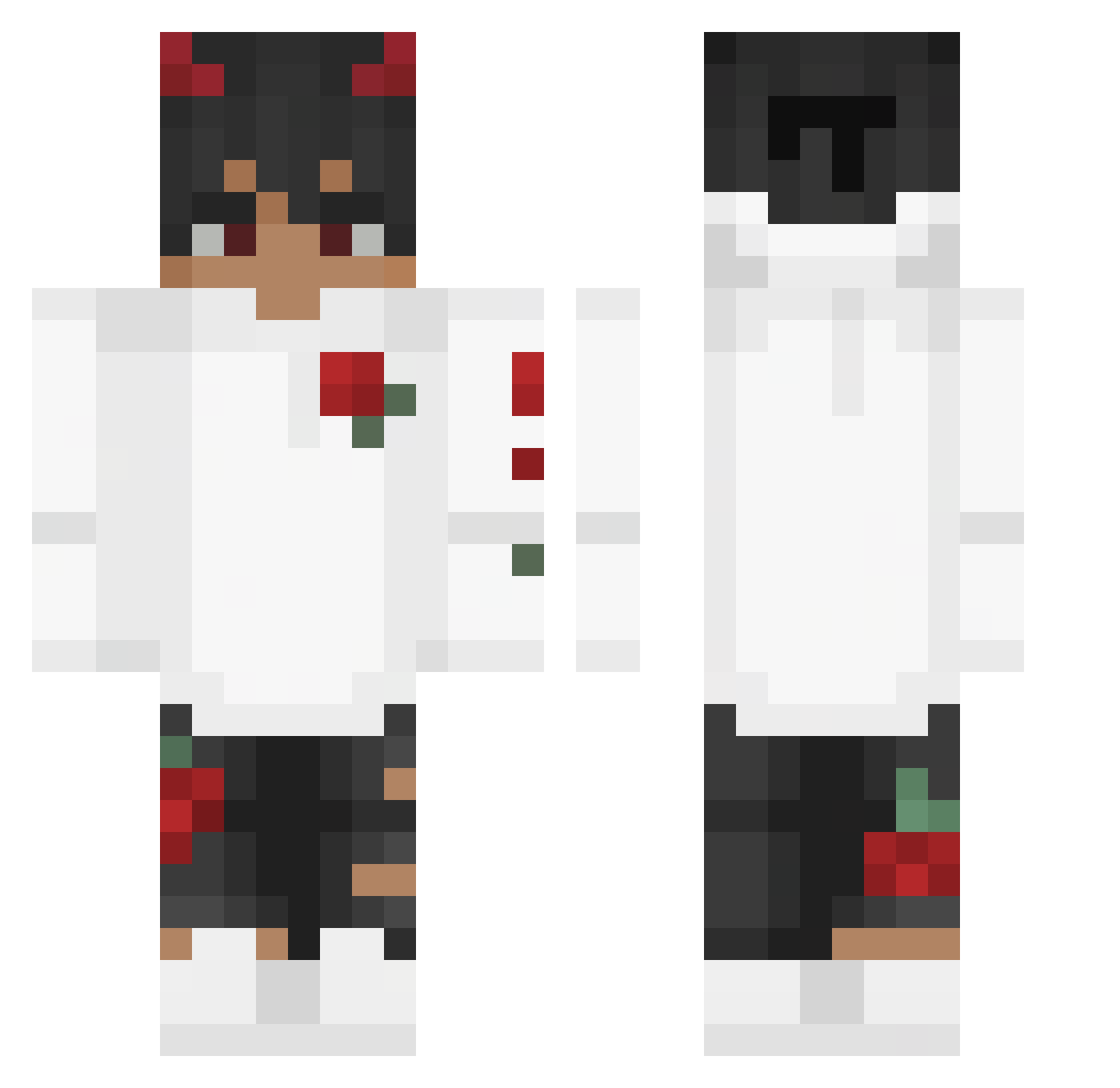 T45_ Minecraft skin, front and back view