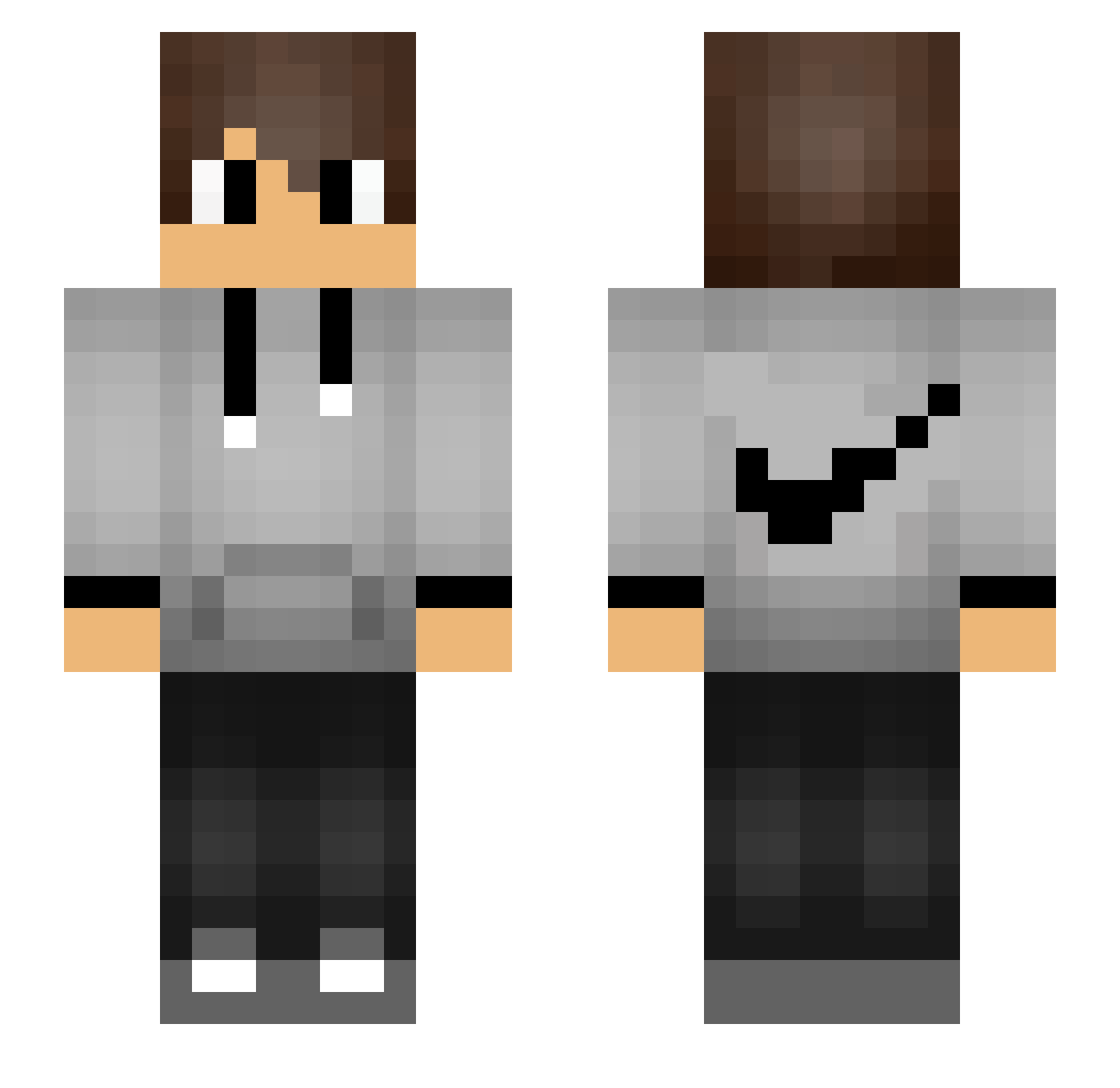Winstoon_ Minecraft skin, front and back view