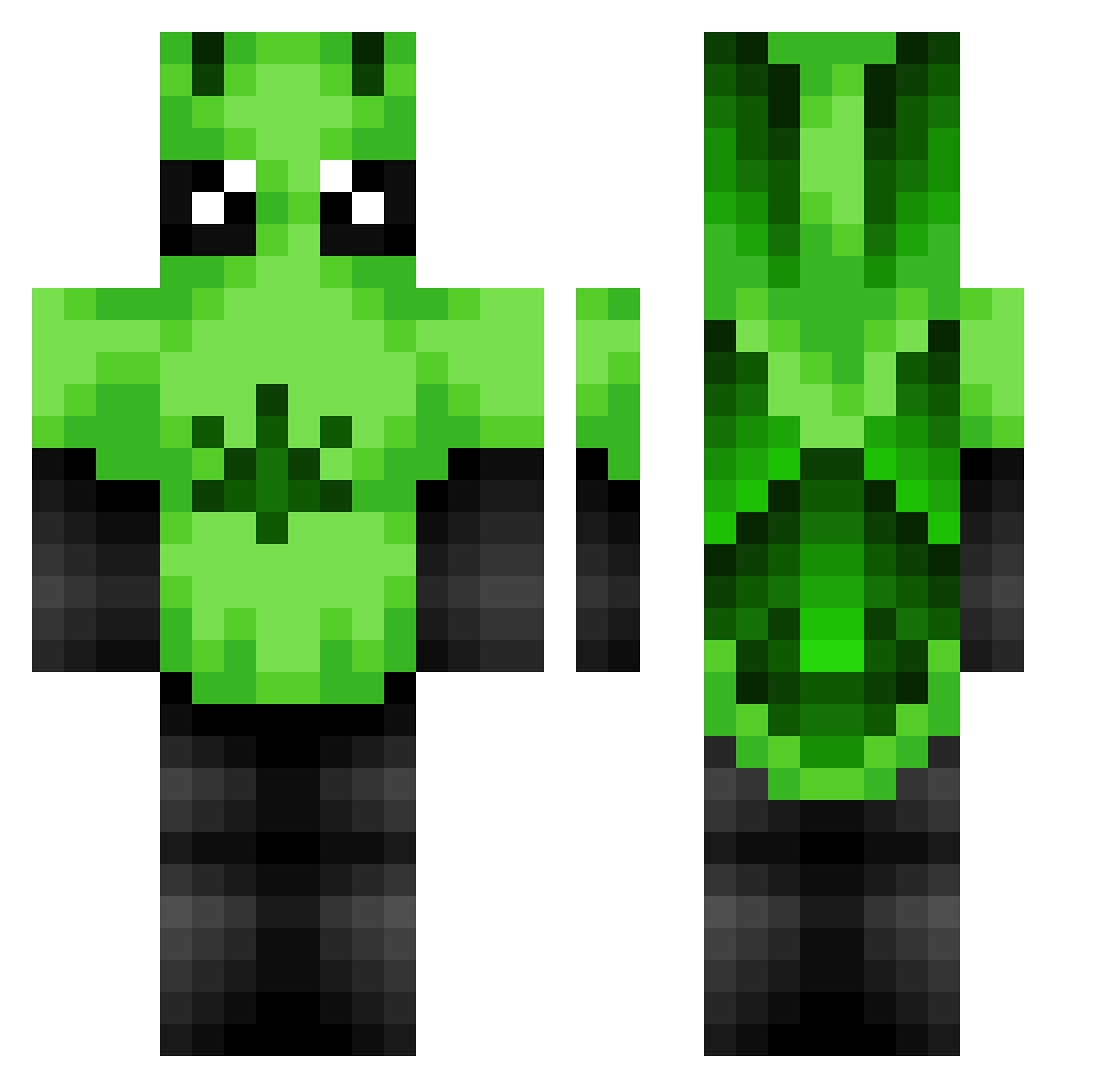 joemama3 Minecraft skin, front and back view