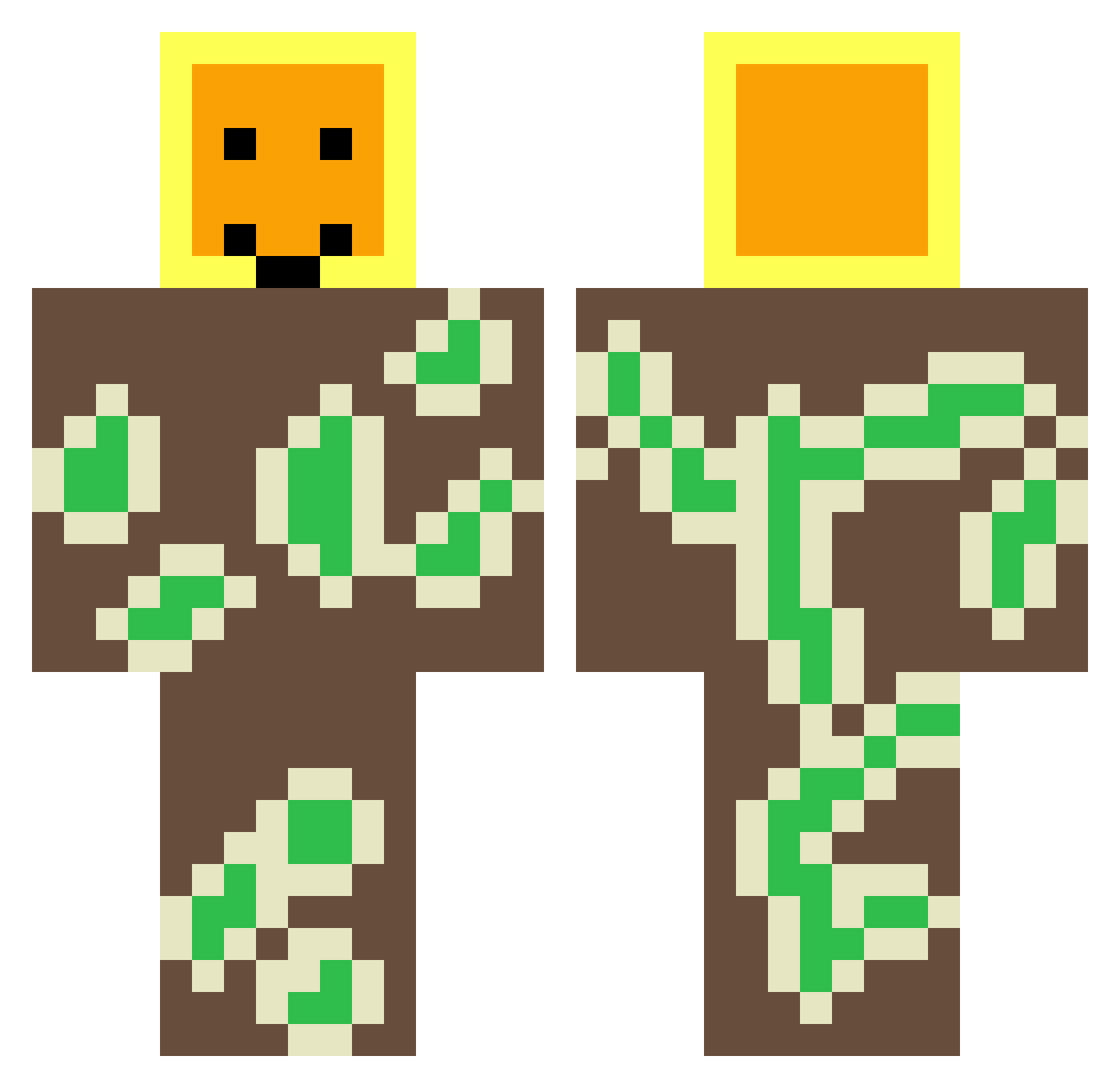 ironspider211az Minecraft skin, front and back view