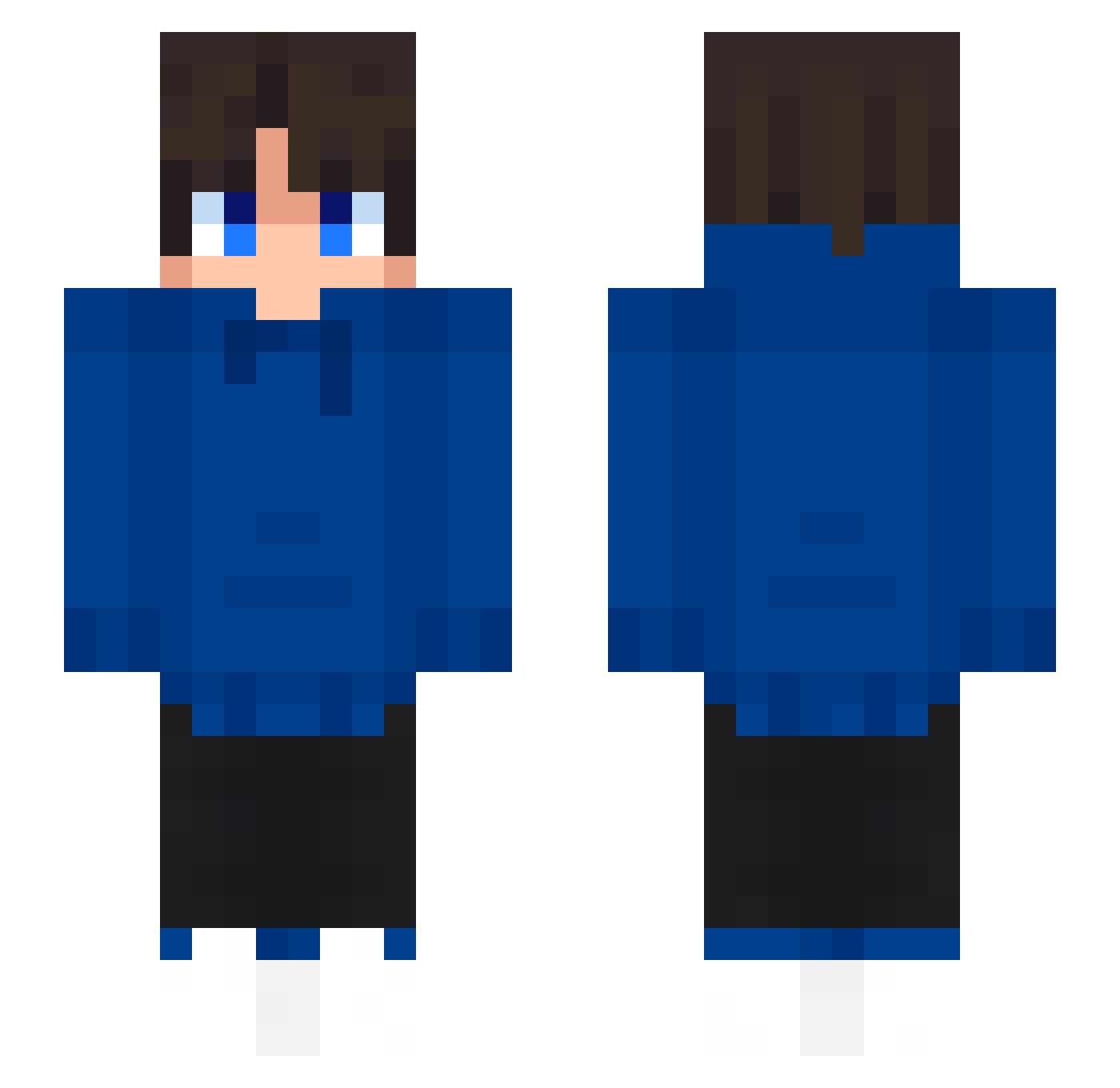 przemo007 Minecraft skin, front and back view