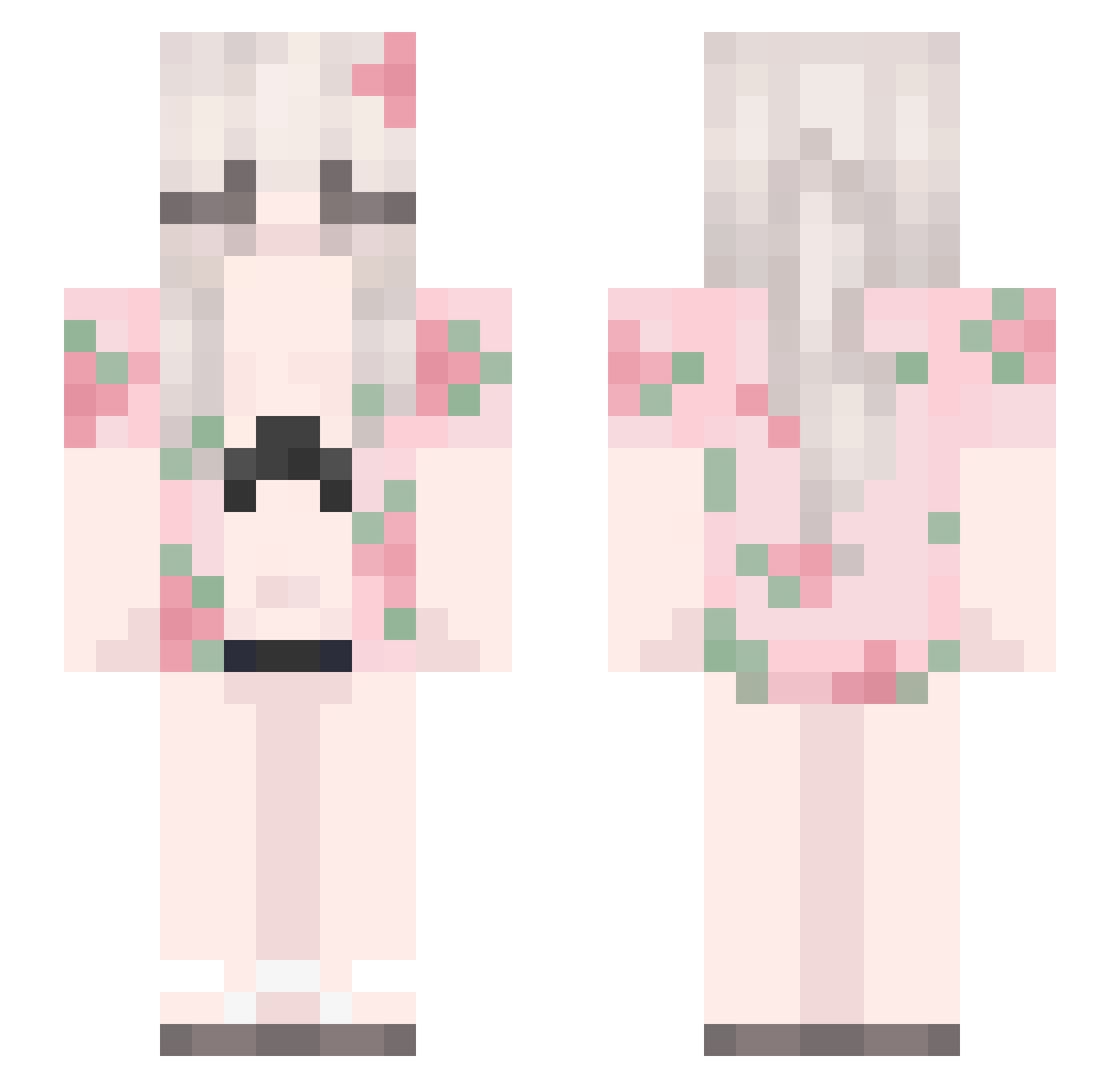 Skippyy_Official Minecraft skin, front and back view