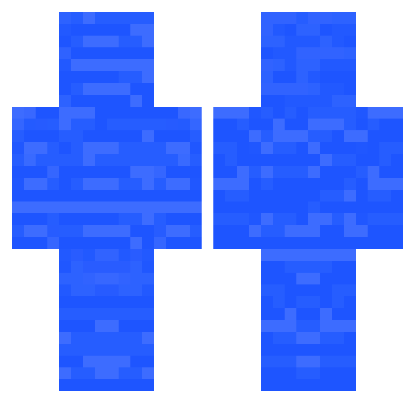 ruruhdw3 Minecraft skin, front and back view