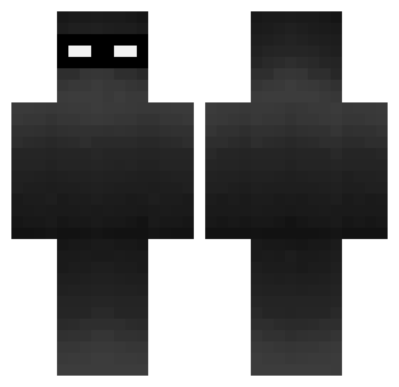 Limba Minecraft skin, front and back view