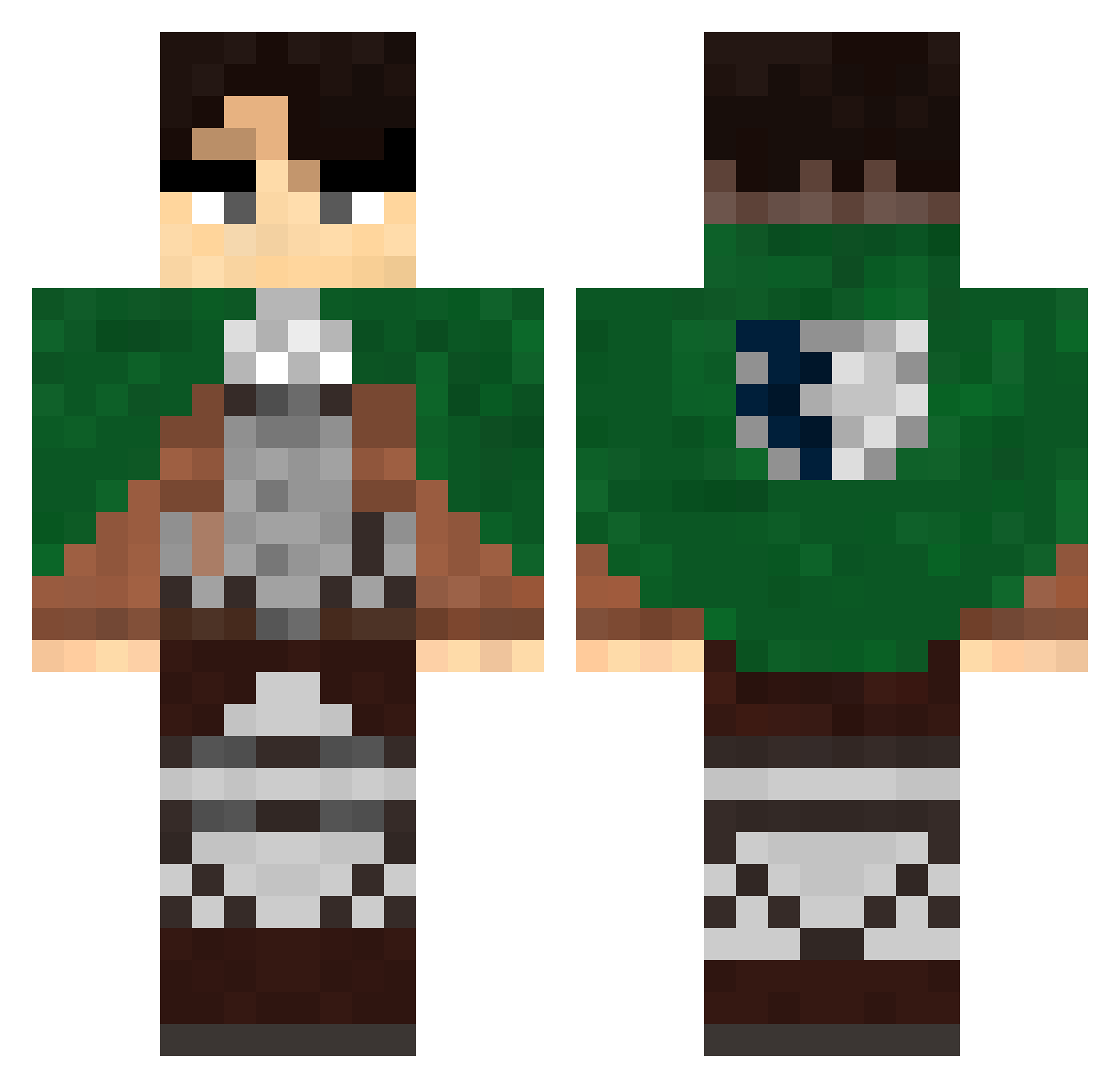 DePlayGoTimmax1z Minecraft skin, front and back view