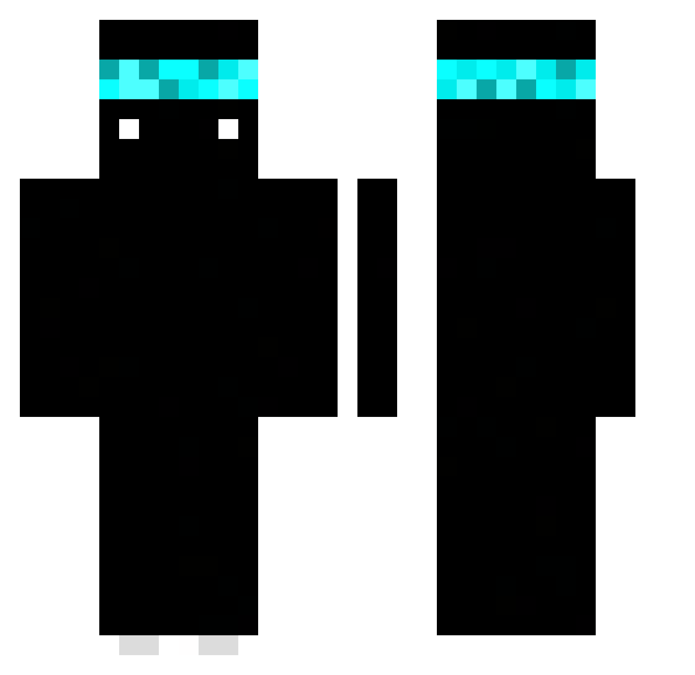 VIRA_NATION Minecraft skin, front and back view