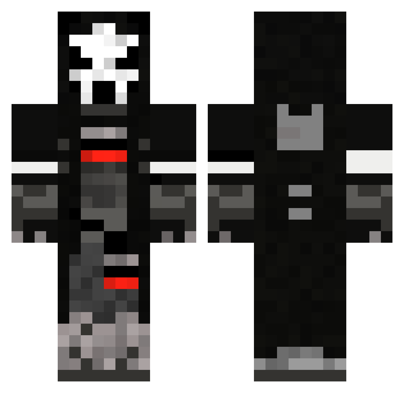 Arbi_sck Minecraft skin, front and back view