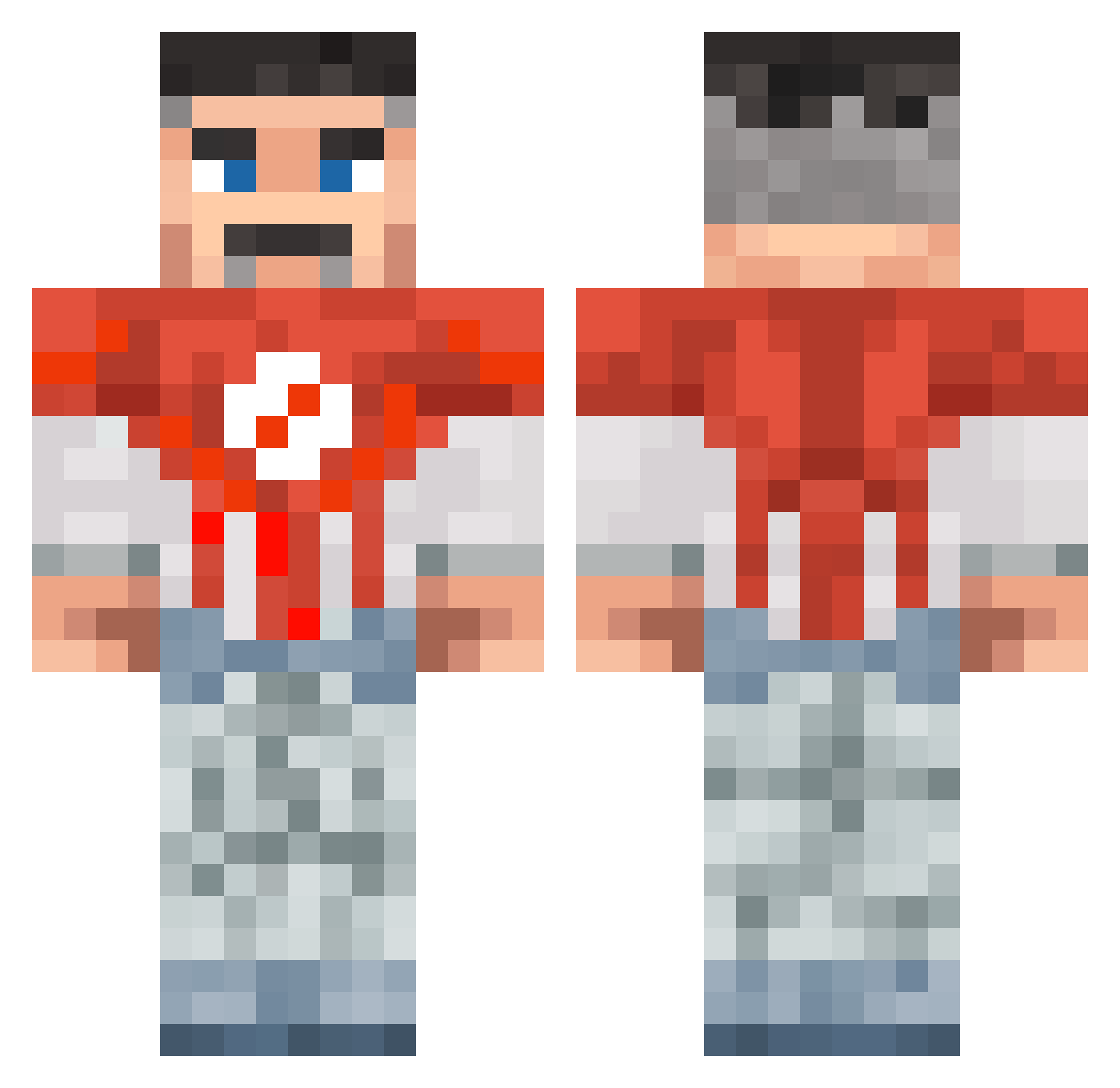 Sv2wT3Mbd7IZrSv2 Minecraft skin, front and back view