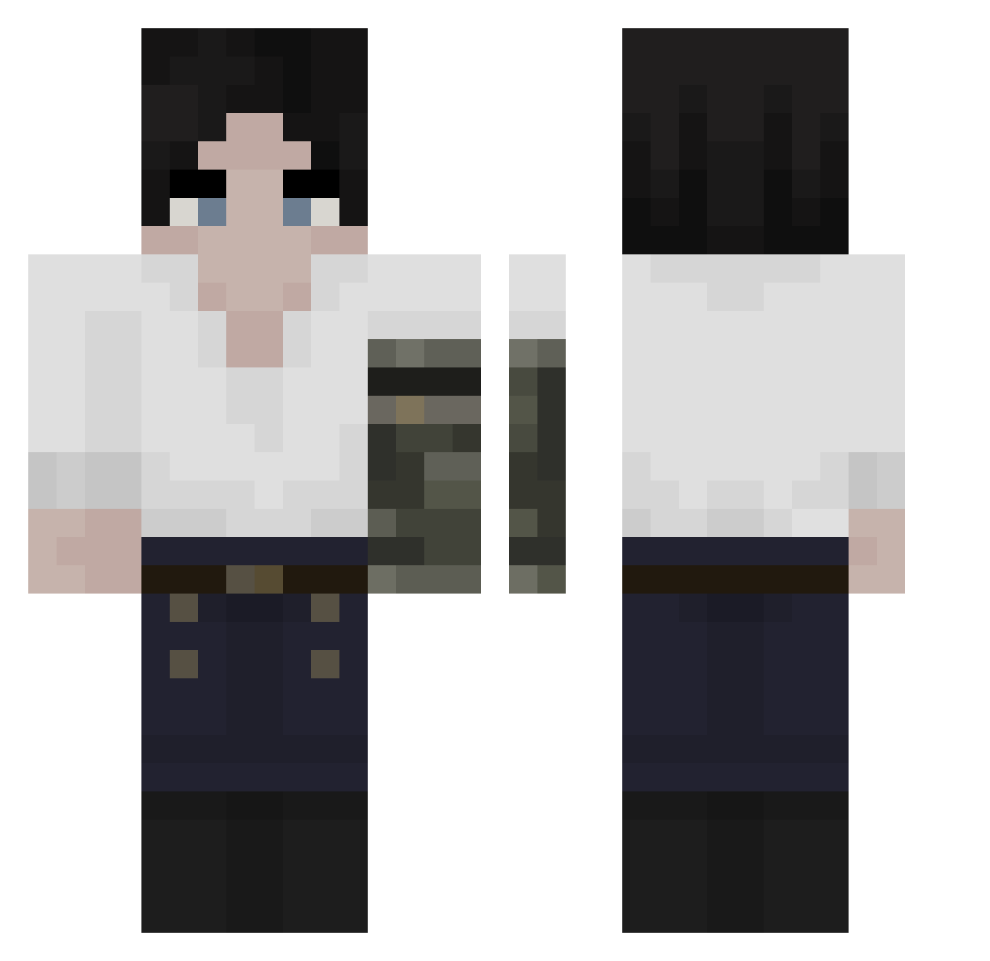 Rayyan_585 Minecraft skin, front and back view