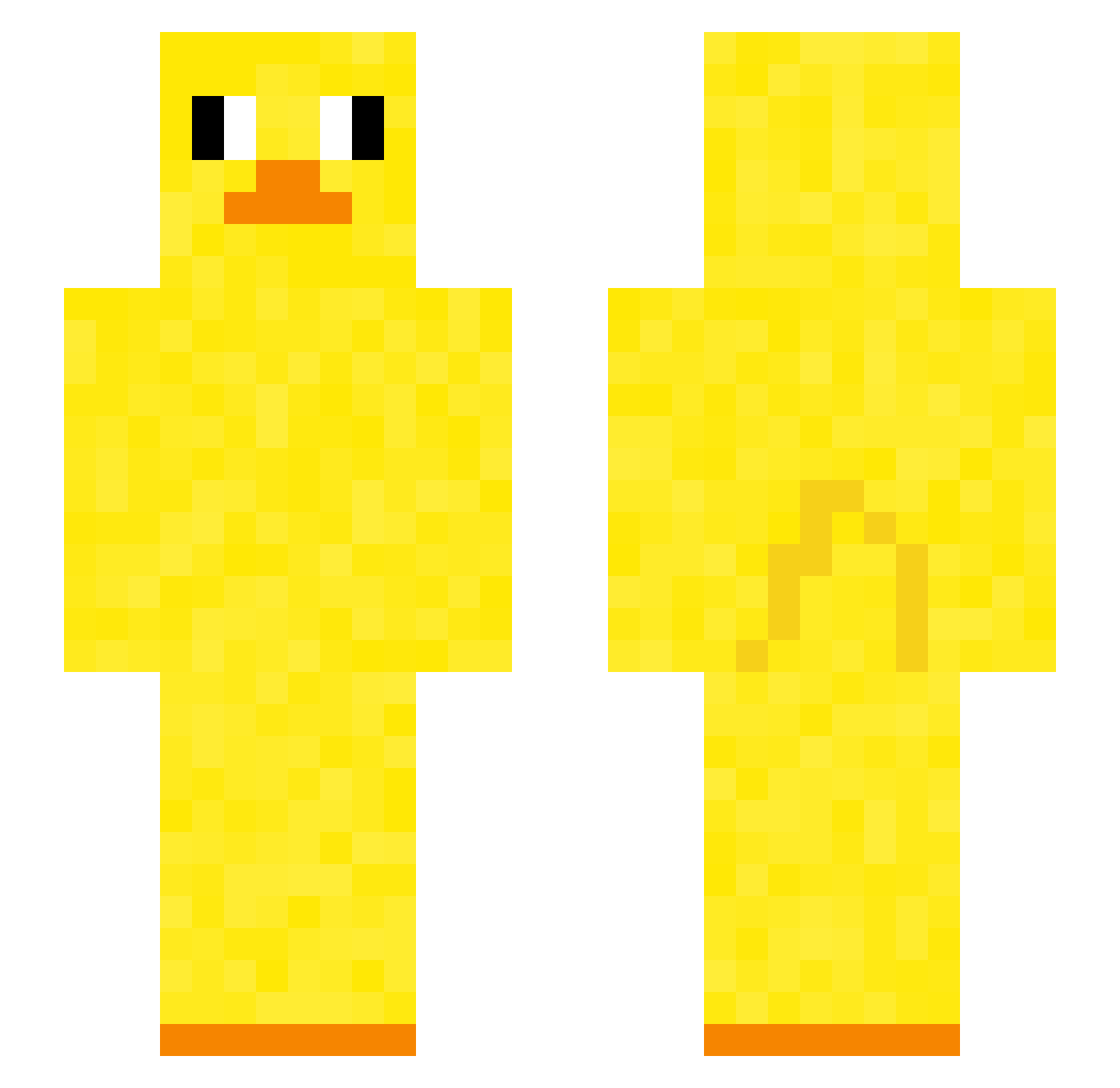 Vince_0 Minecraft skin, front and back view