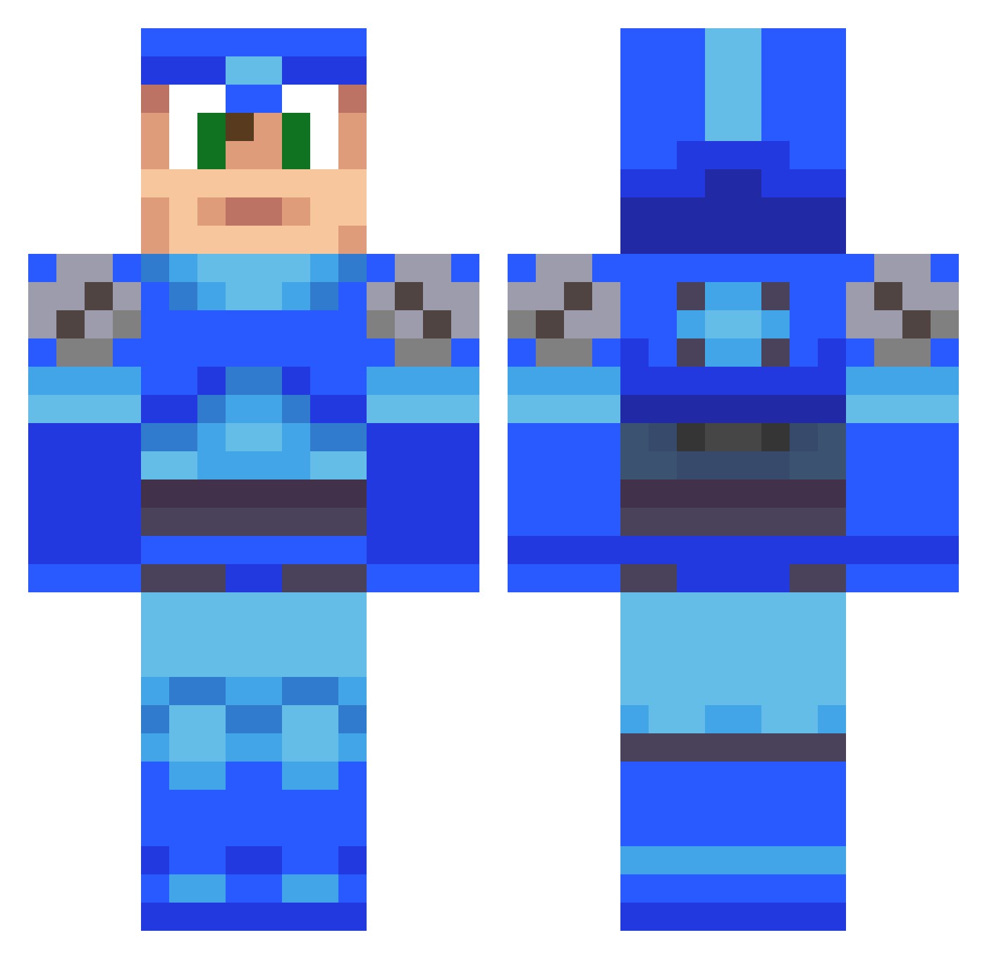 Misfortuned - mega man x Minecraft skin