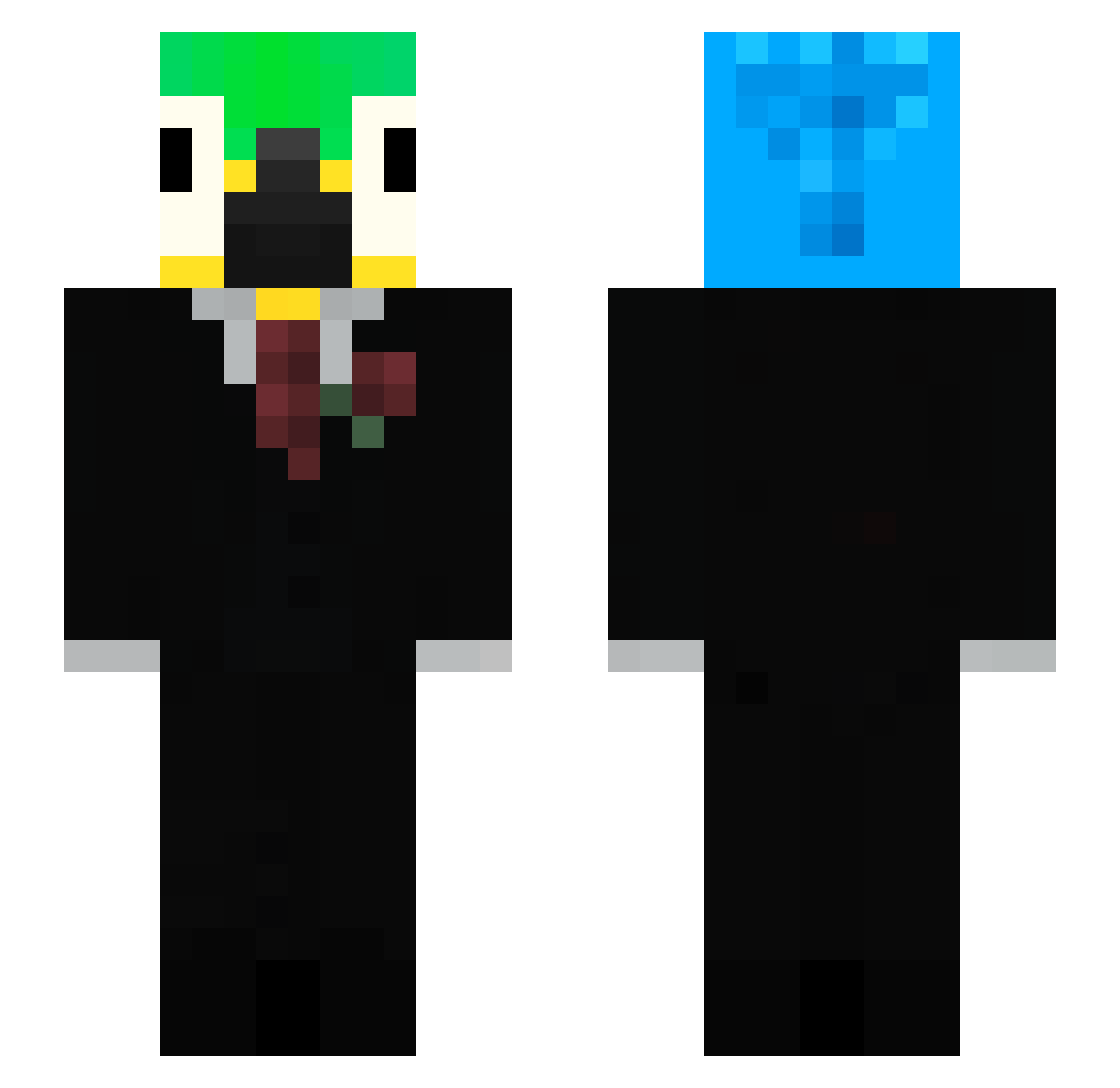 parrot_sujip Minecraft skin, front and back view