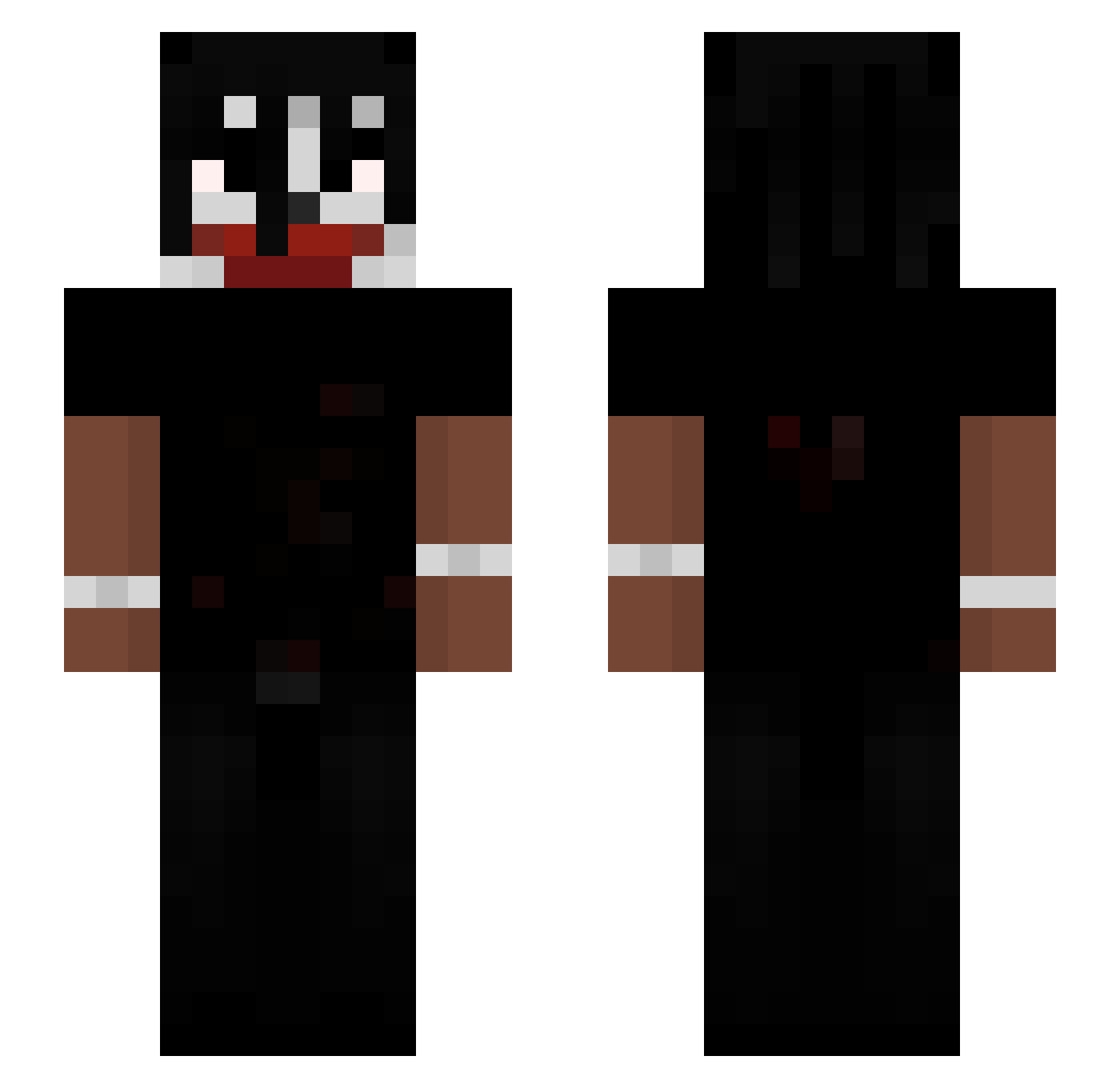 ogjntas Minecraft skin, front and back view