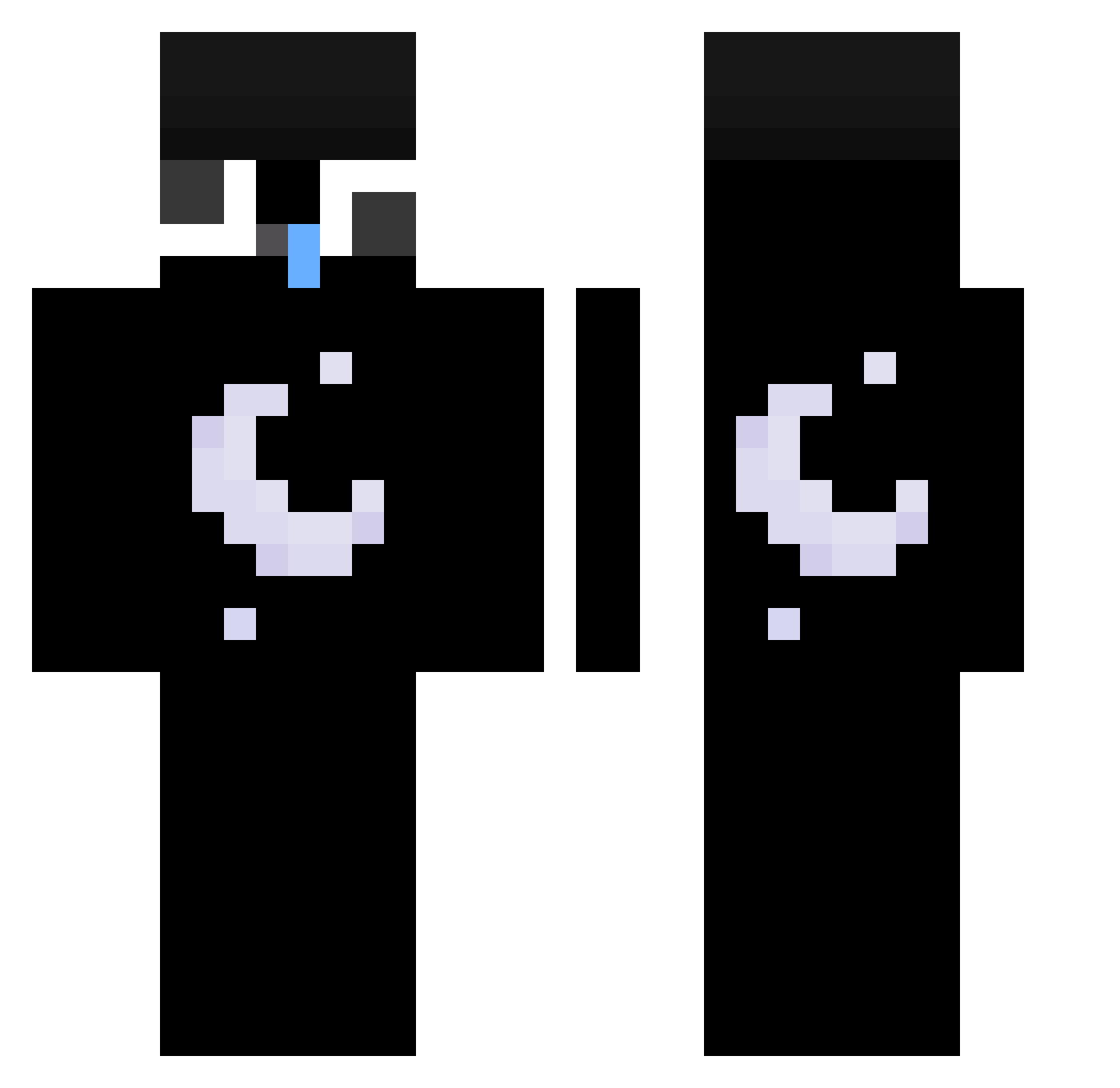 ojw099 Minecraft skin, front and back view