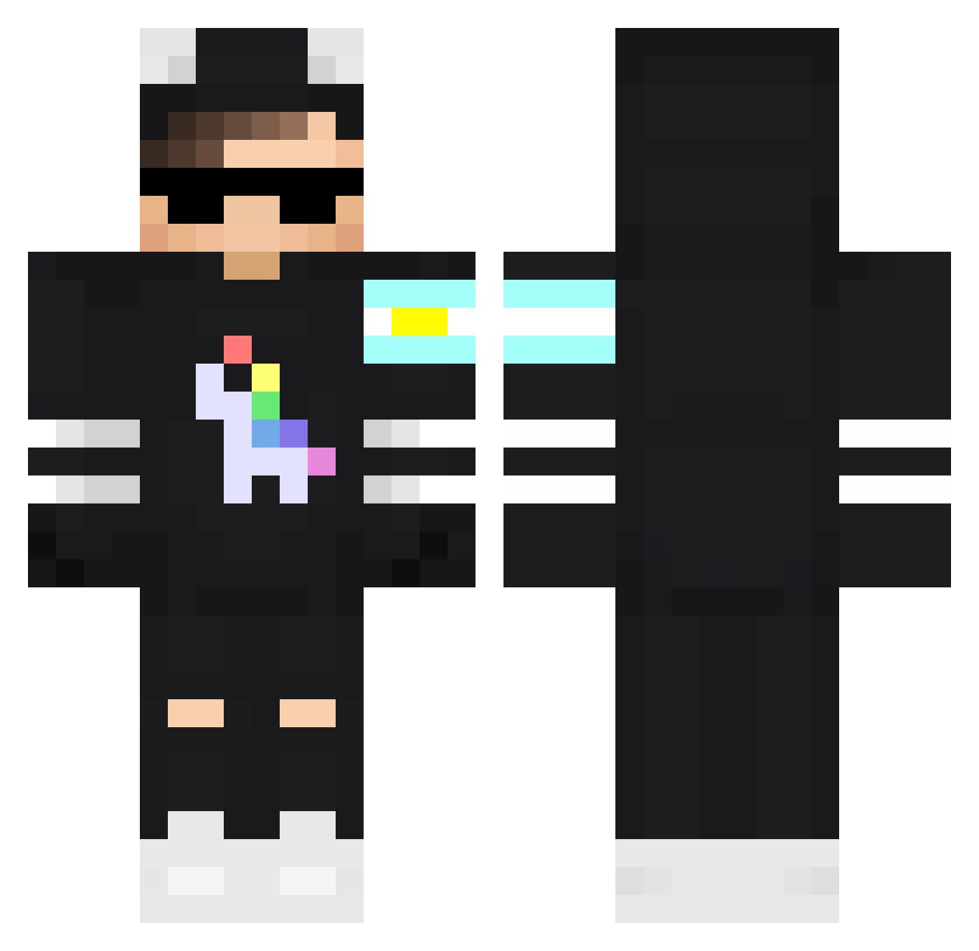 _MateoGamer_ Minecraft skin, front and back view