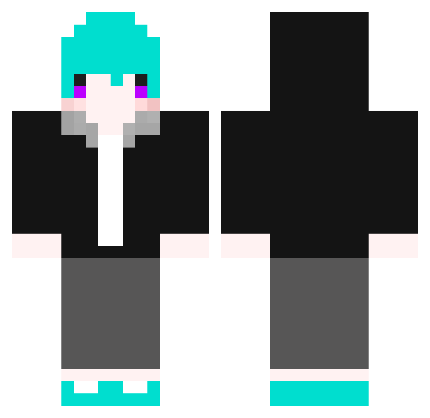 QinQin_0917 Minecraft skin, front and back view