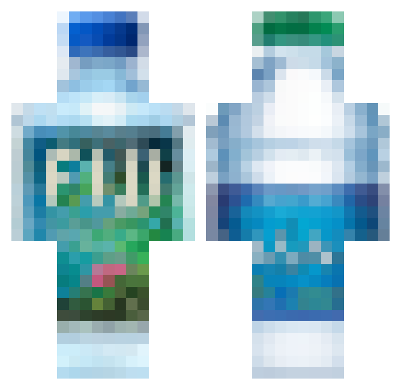AshleyCalabro - fiji water Minecraft skin