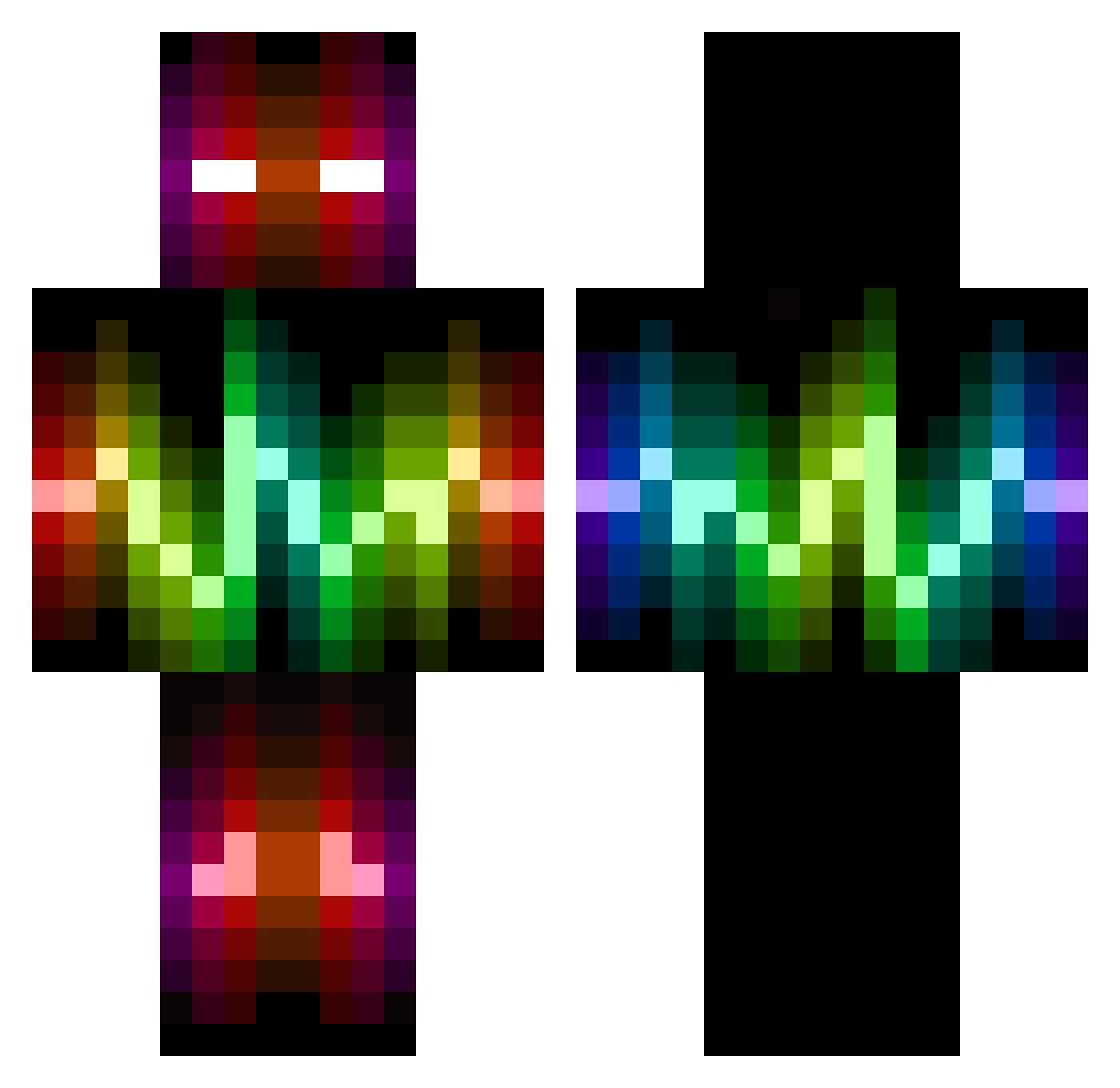 wdnmd2023 Minecraft skin, front and back view