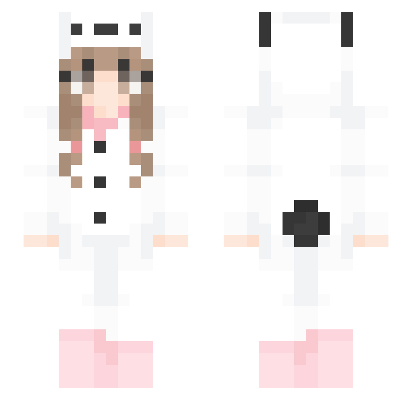 jofeltje Minecraft skin, front and back view