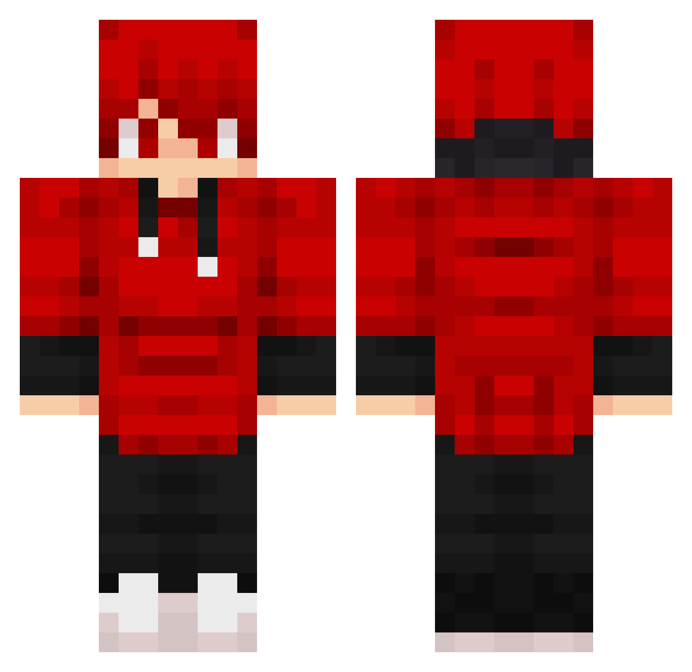 rami_YT Minecraft skin, front and back view