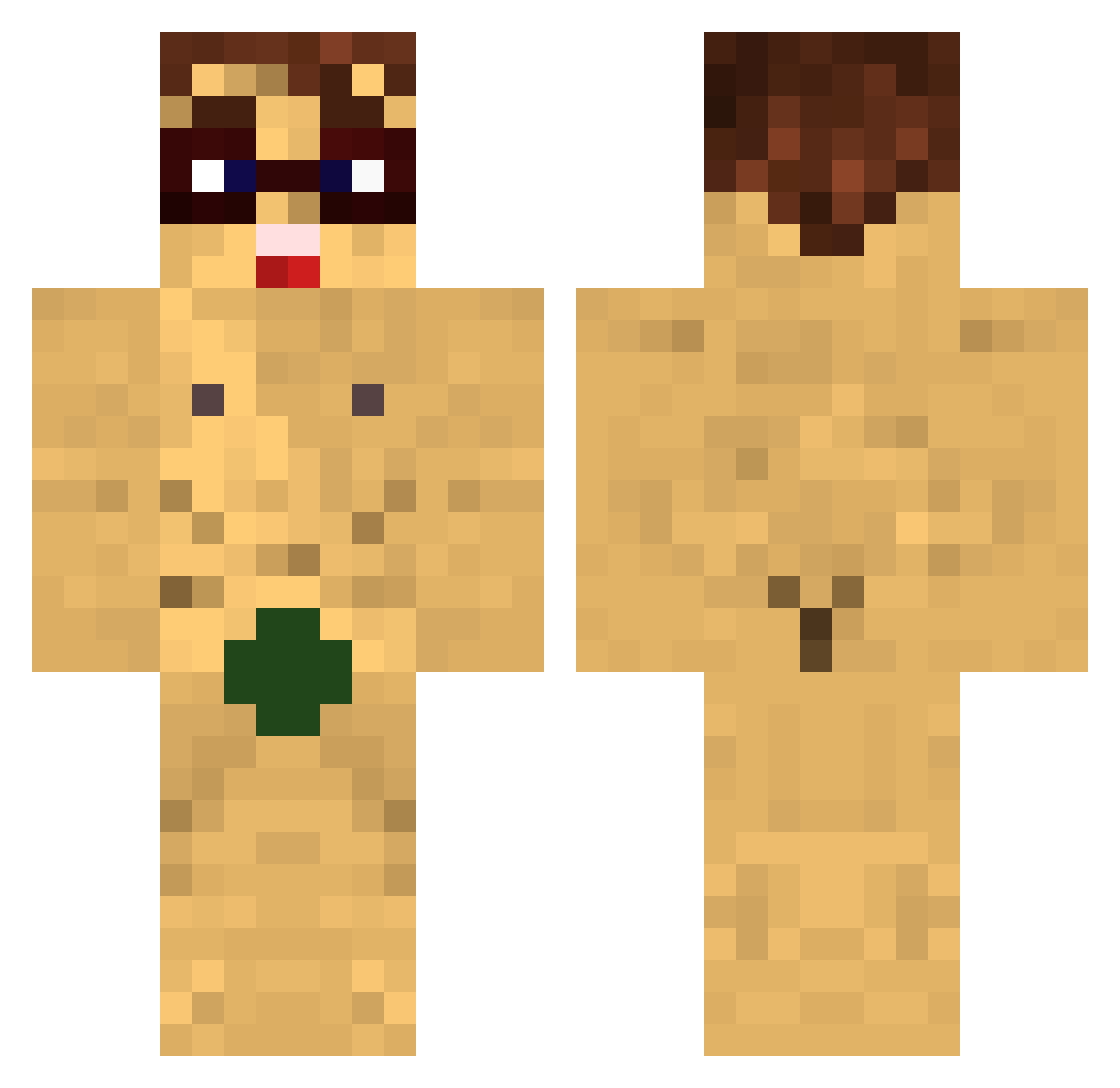 cronal_ Minecraft skin, front and back view