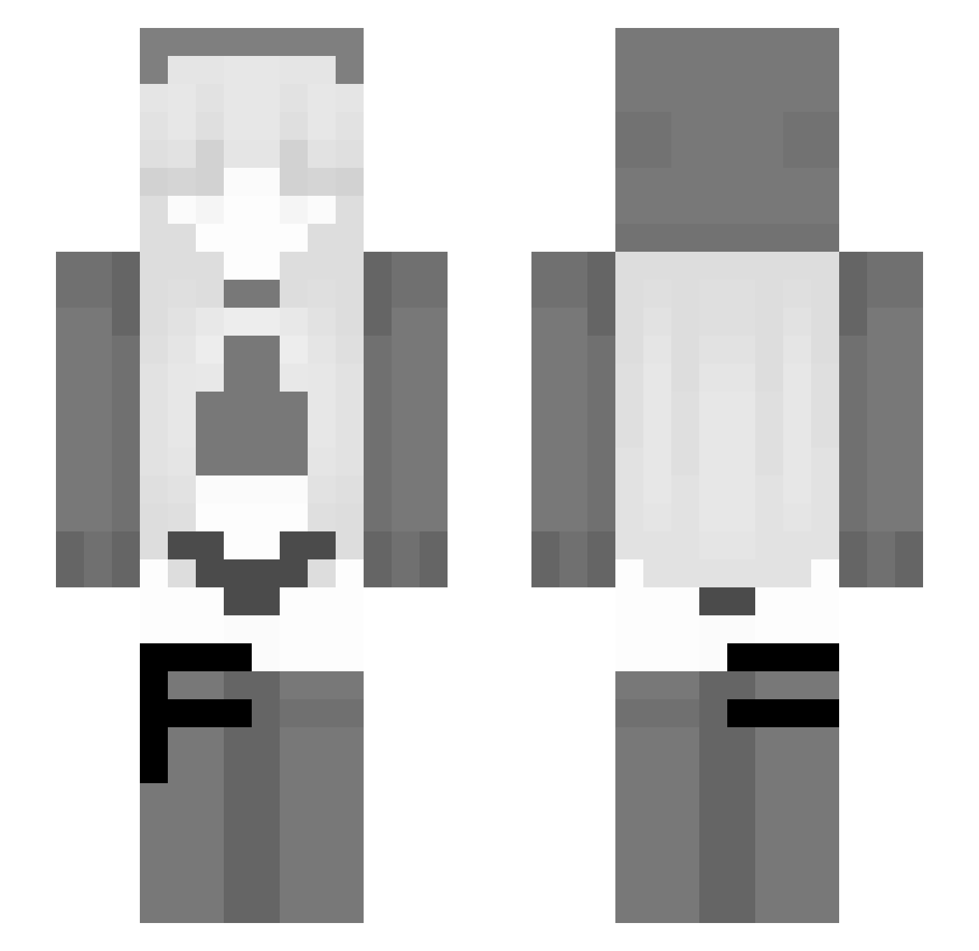 Seiunsky_cat Minecraft skin, front and back view