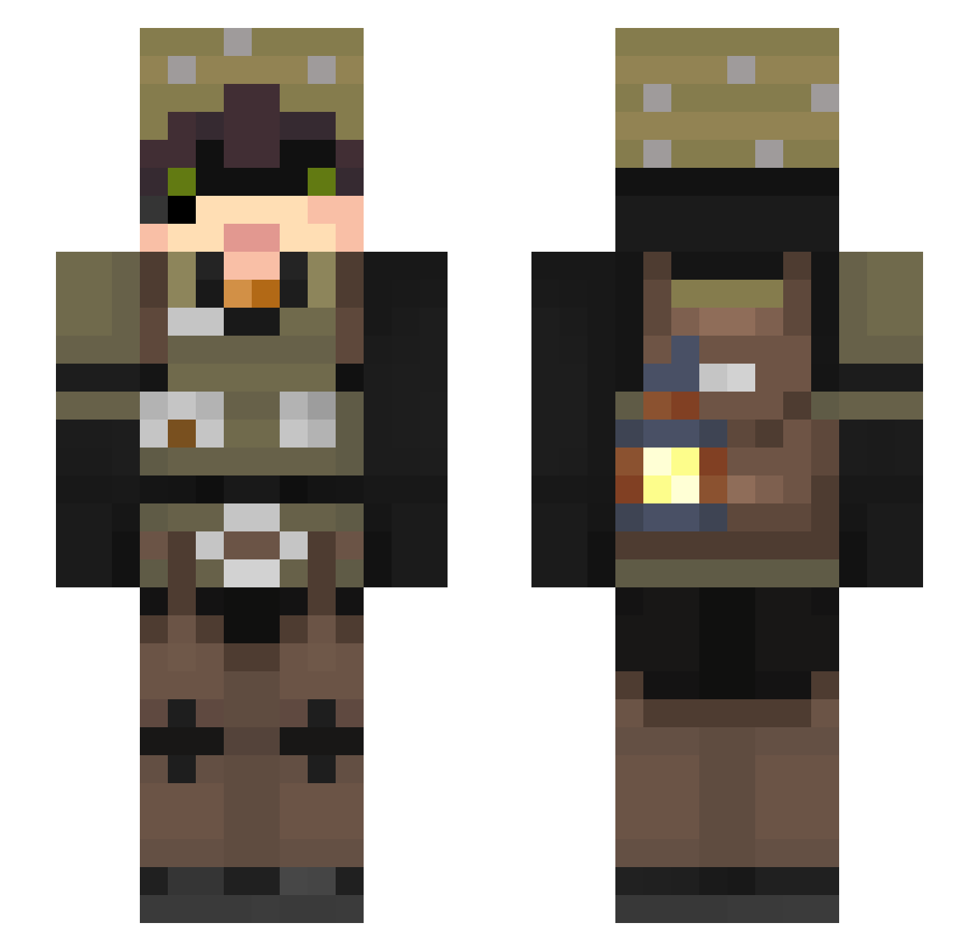 _n1cholas Minecraft skin, front and back view