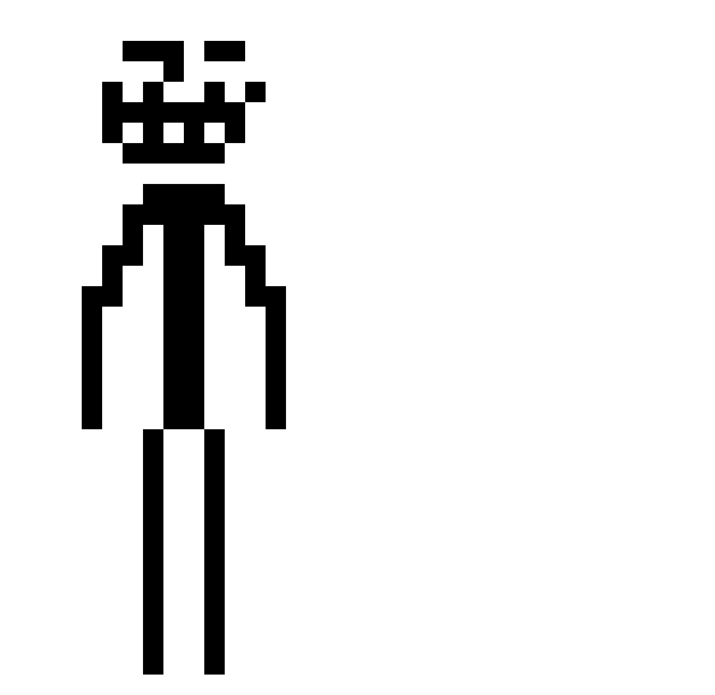 Thermak Minecraft skin, front and back view