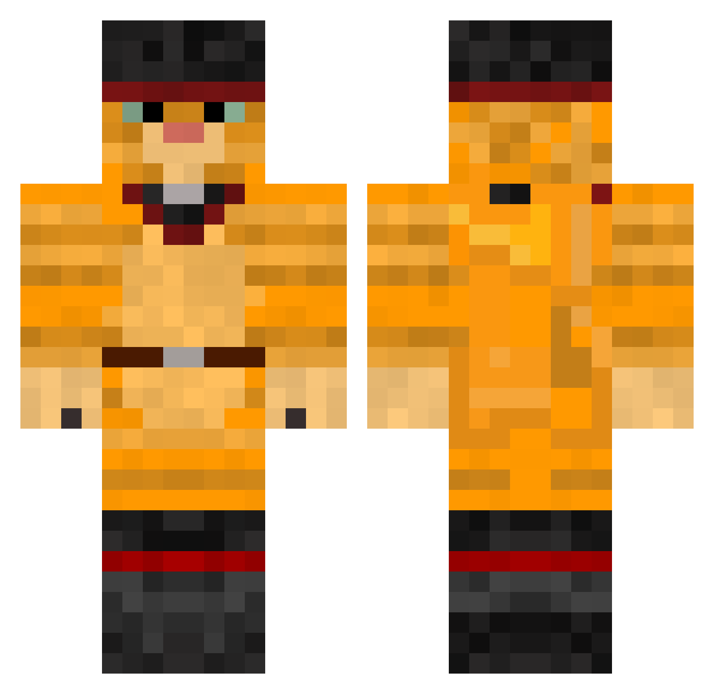 sadasd654s Minecraft skin, front and back view