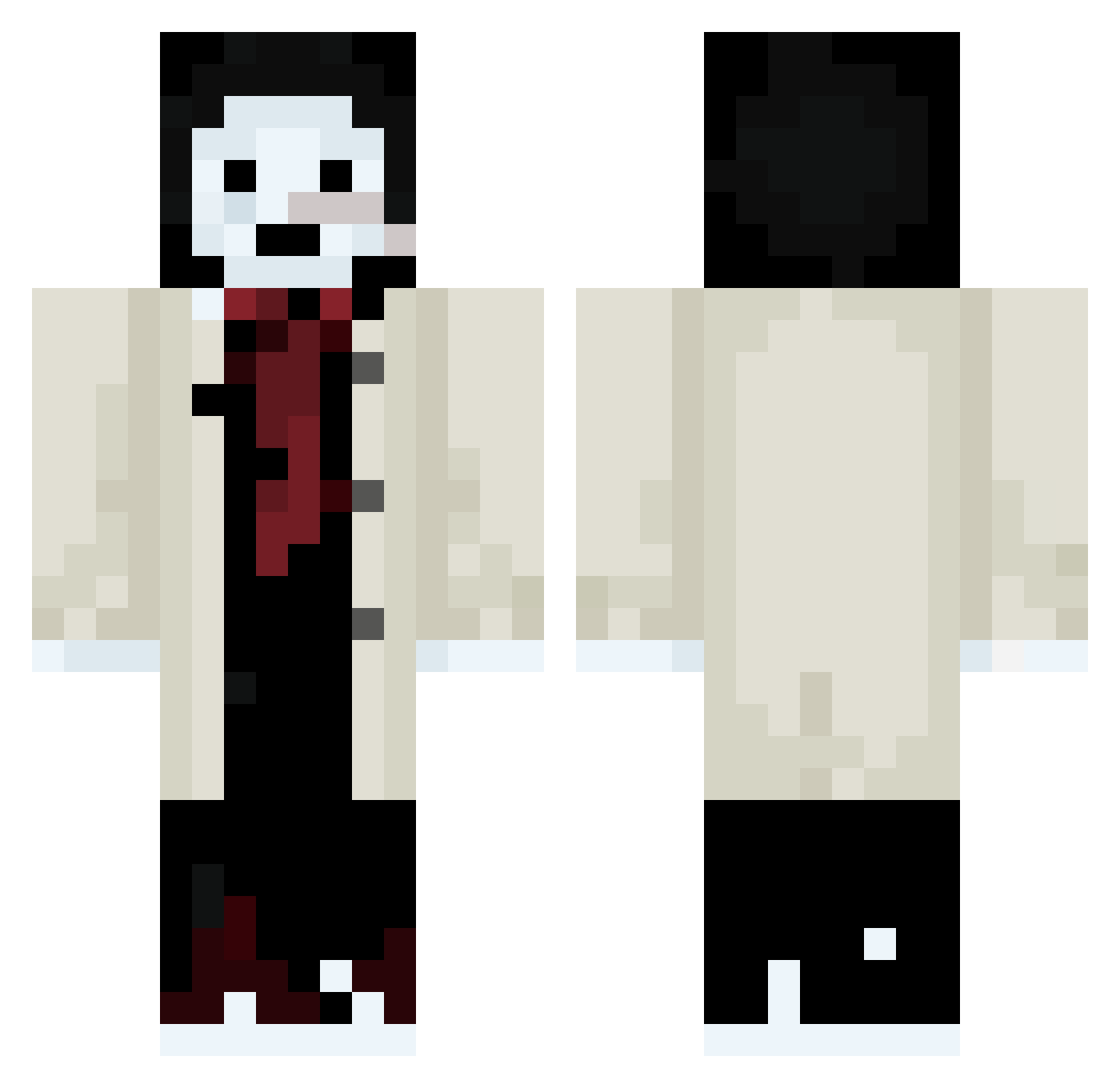 _DacTar_ Minecraft skin, front and back view