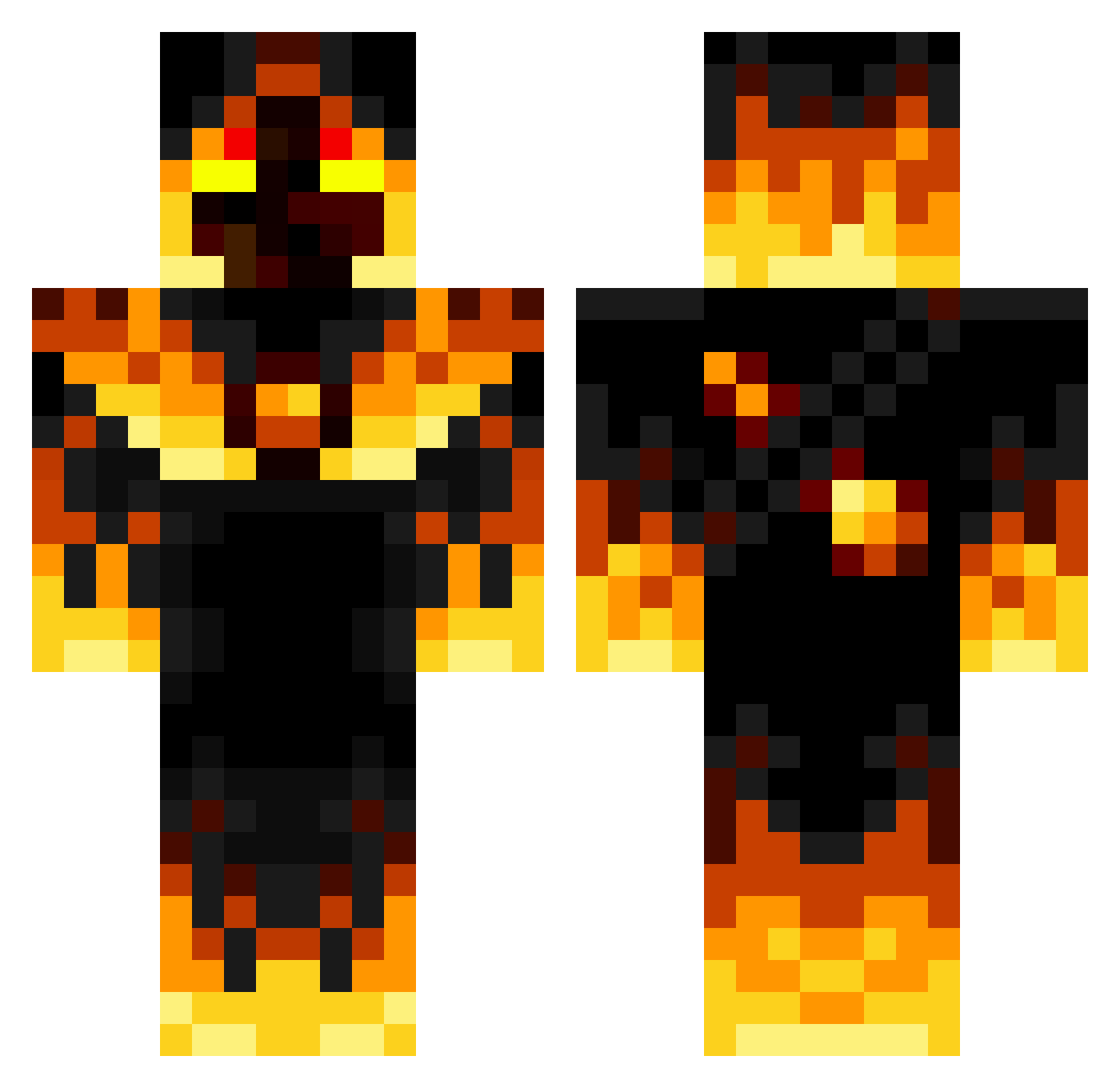 Tulu1982m Minecraft skin, front and back view