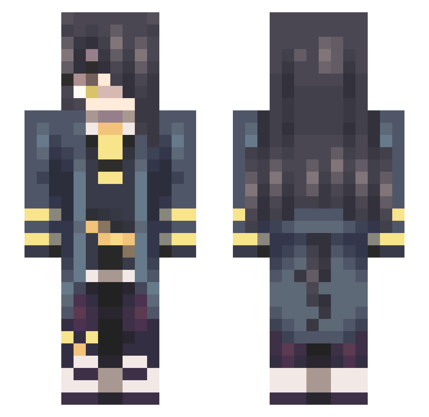 nodle_jette0_0 Minecraft skin, front and back view