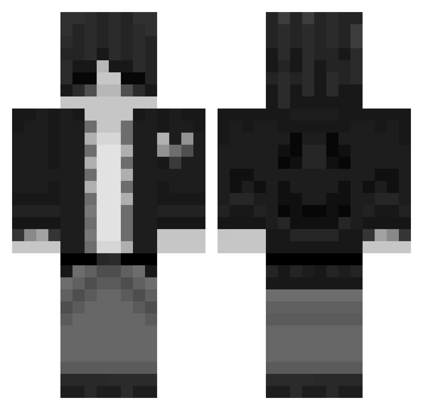 _Yorhish_ Minecraft skin, front and back view