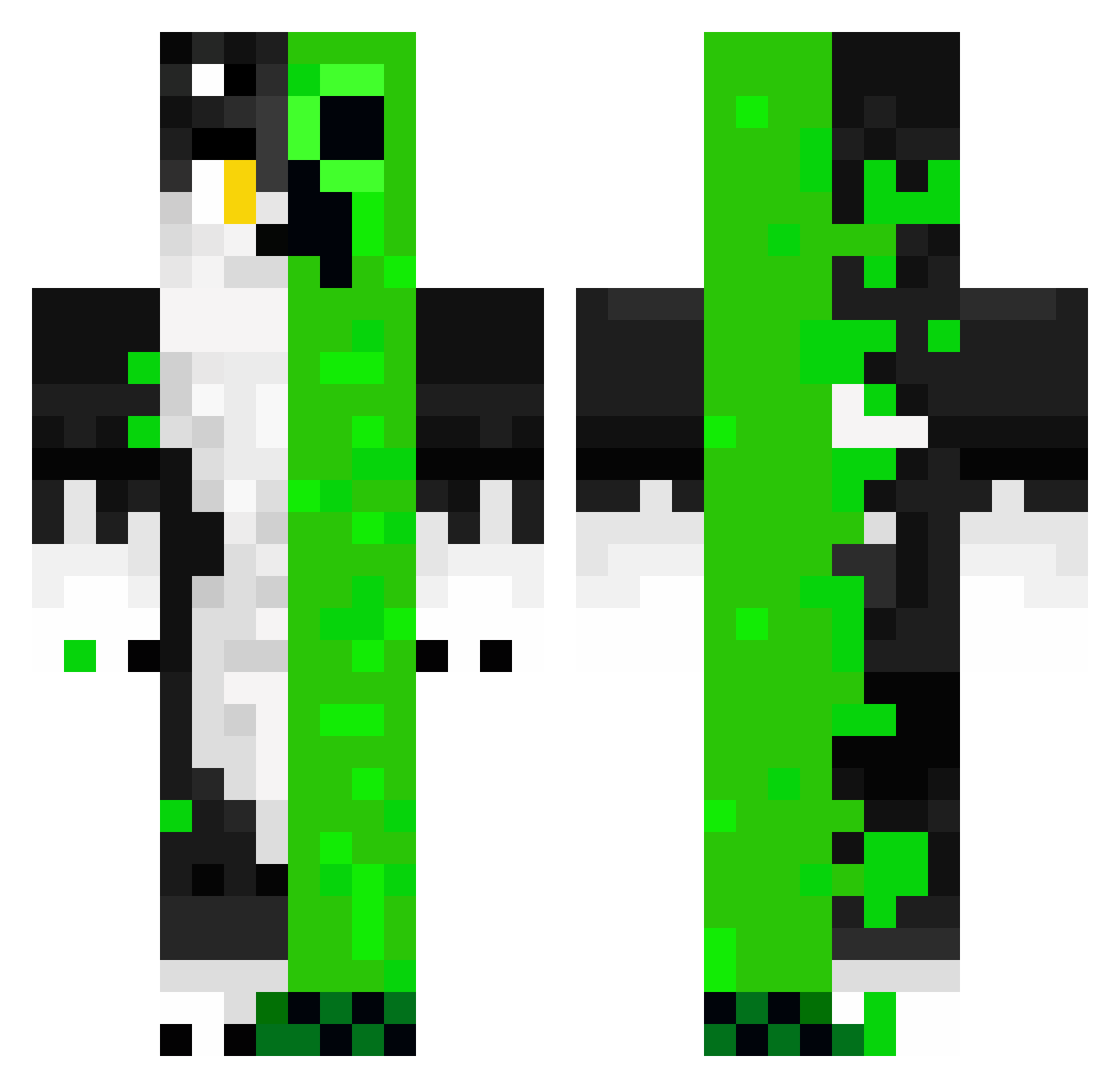SalamiMommyyy Minecraft skin, front and back view