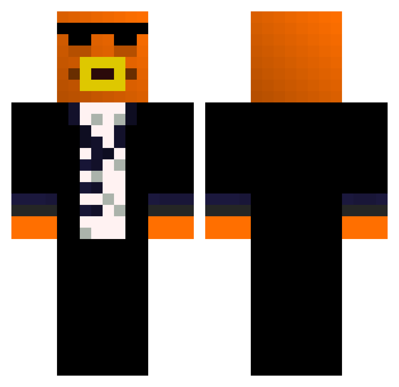 s0so4ek2288 Minecraft skin, front and back view