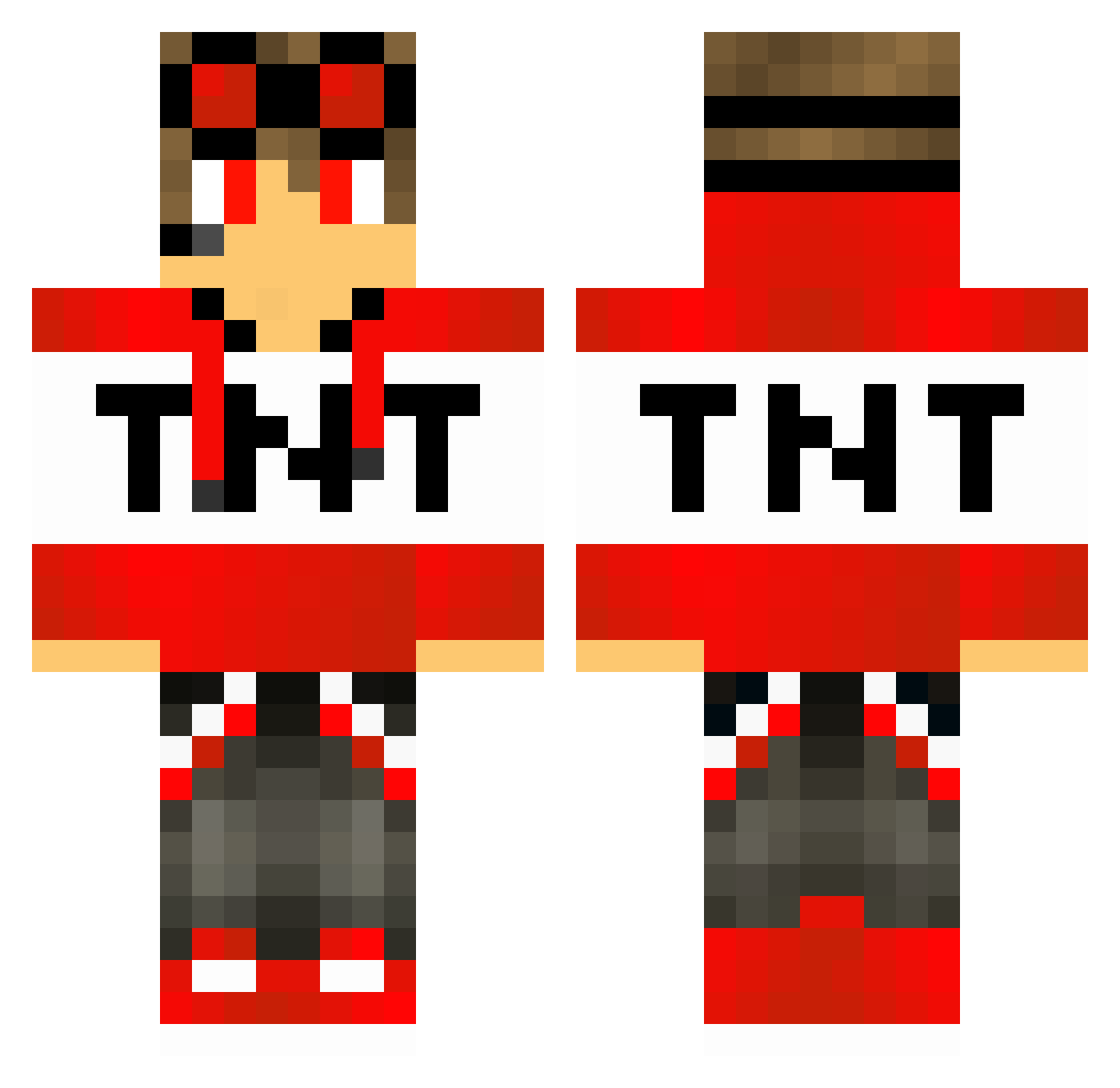 Torpedo2012 Minecraft skin, front and back view