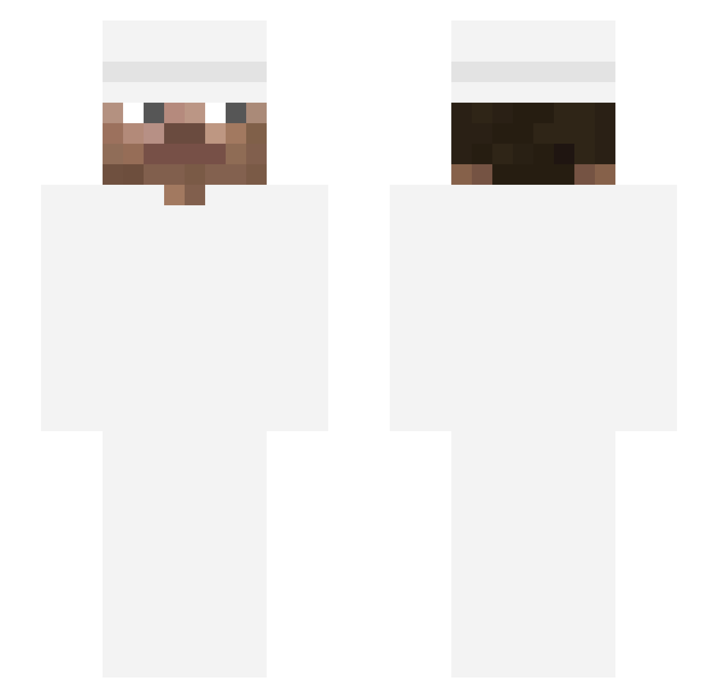 zyron_1 Minecraft skin, front and back view