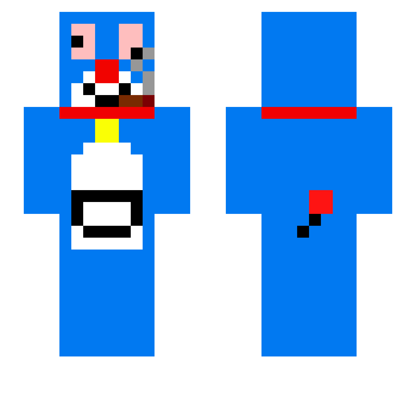 SakYokMaiYetMae Minecraft skin, front and back view