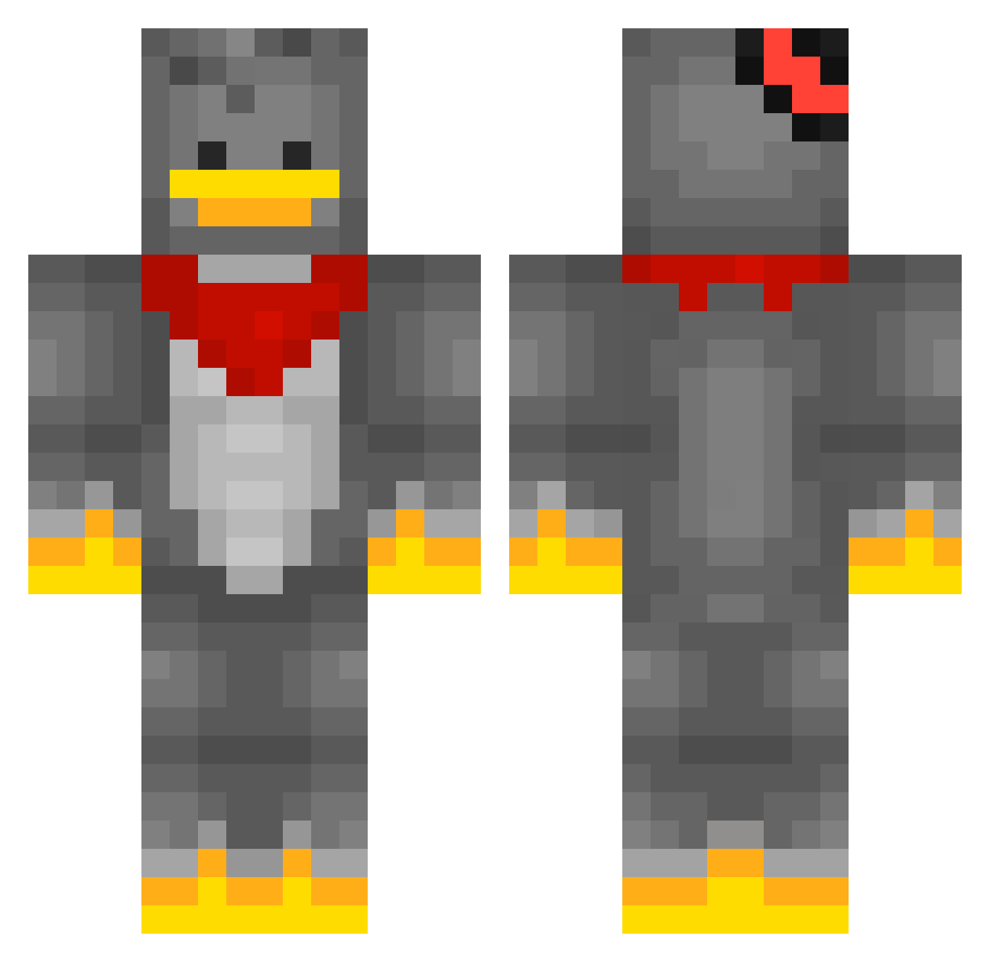 LilManikloco Minecraft skin, front and back view
